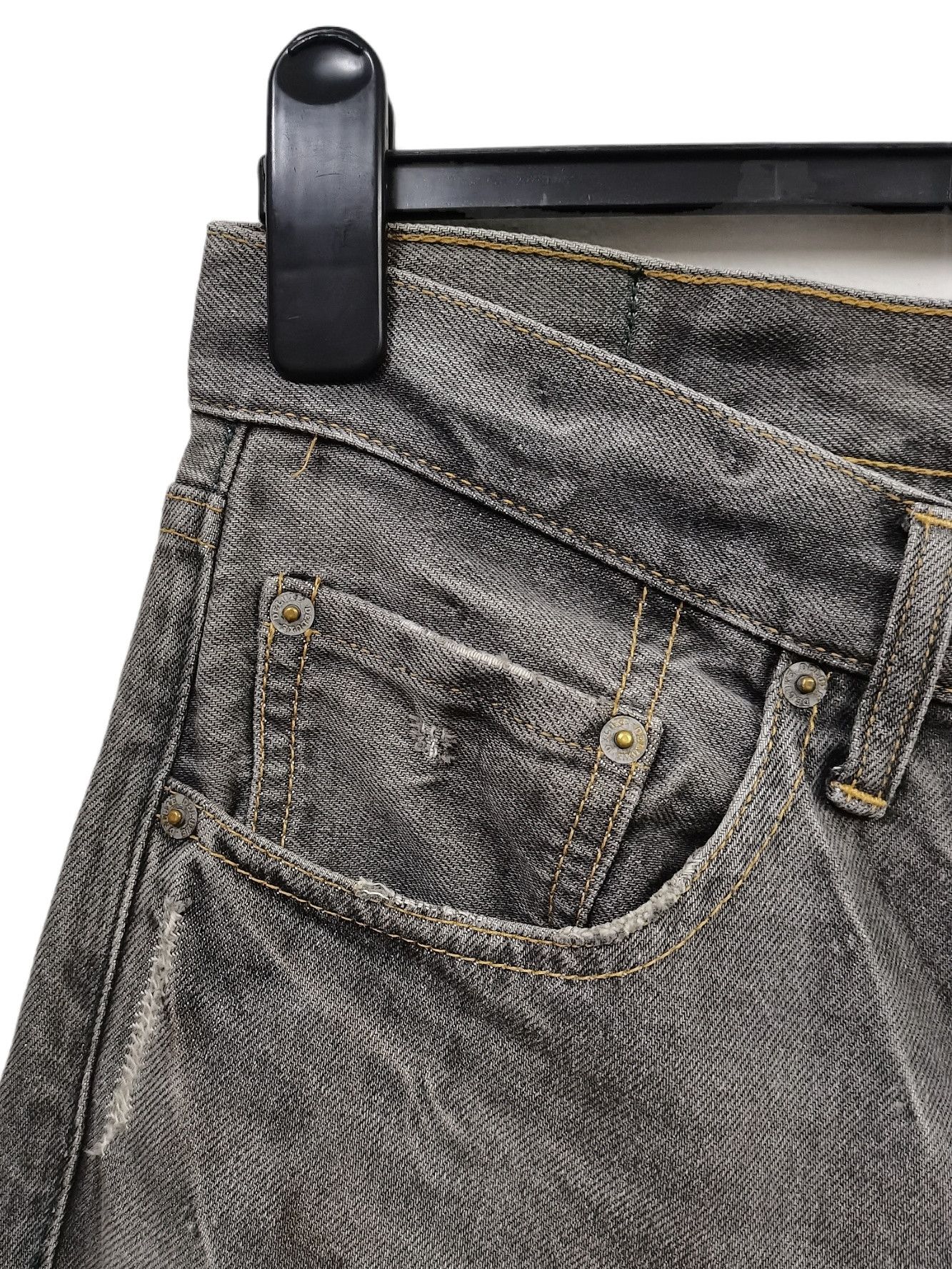 DELUXE 🔥🔥🔥DELUXE JAPAN Mechanical Tools Design Denim Jeans Rare Size US 33 - 8 Thumbnail