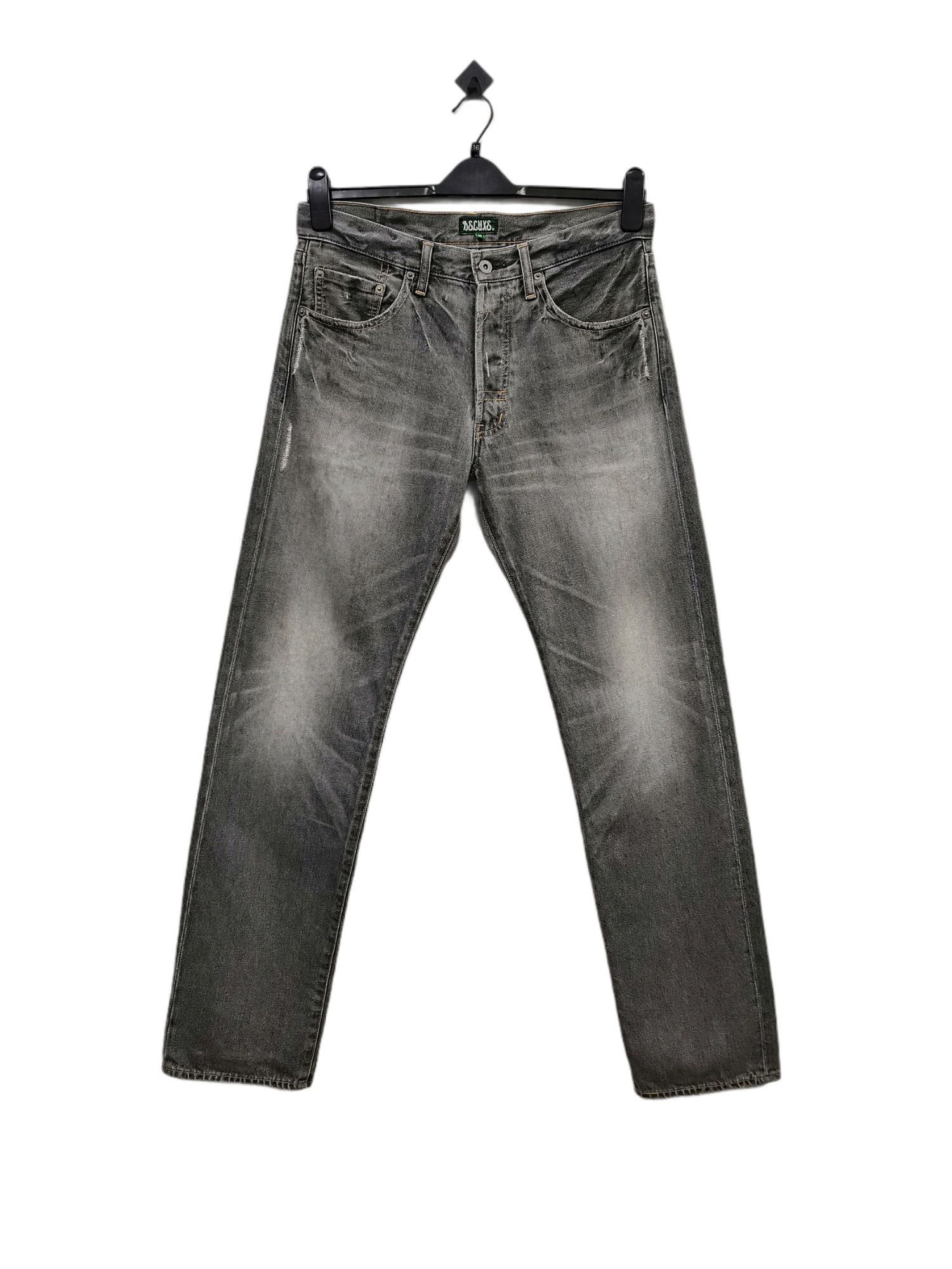 DELUXE 🔥🔥🔥DELUXE JAPAN Mechanical Tools Design Denim Jeans Rare Size US 33 - 1 Thumbnail