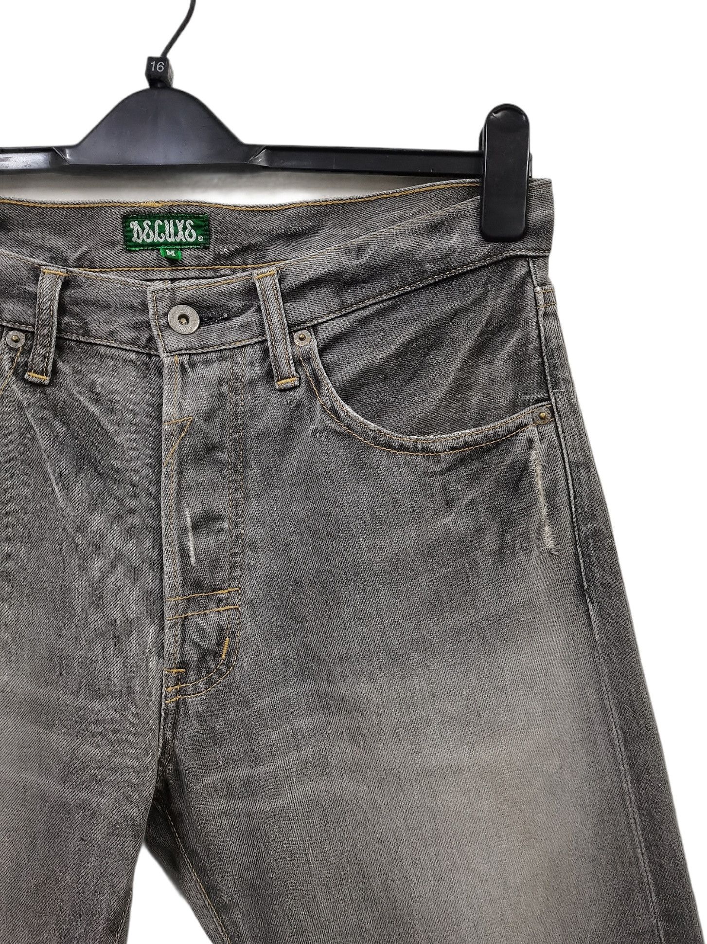 DELUXE 🔥🔥🔥DELUXE JAPAN Mechanical Tools Design Denim Jeans Rare Size US 33 - 5 Thumbnail