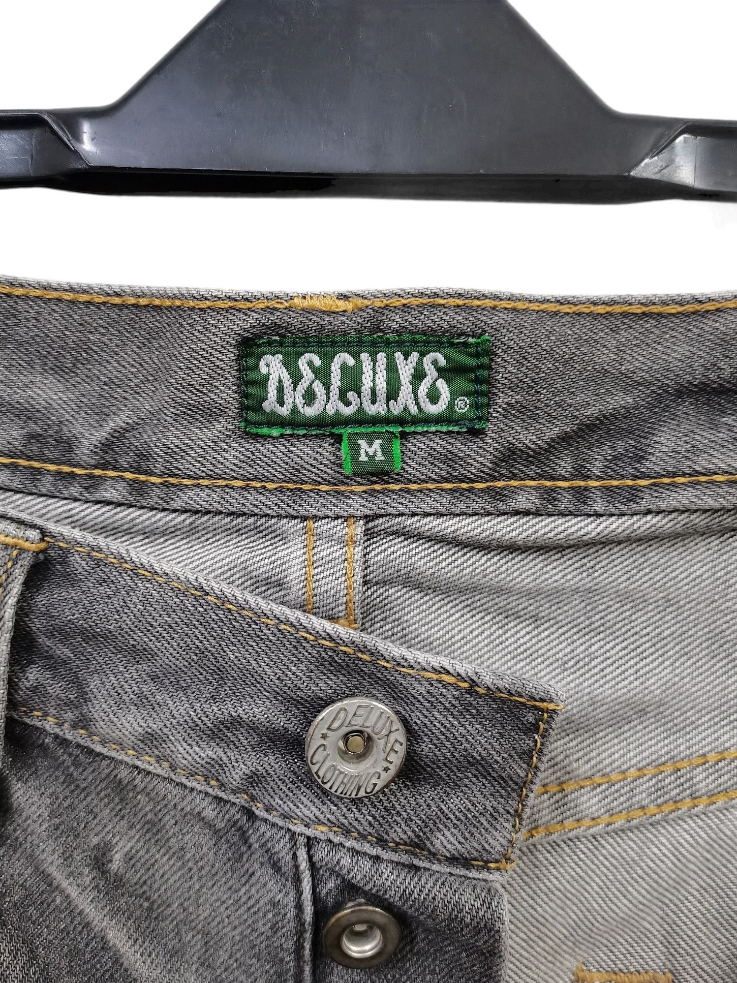 DELUXE 🔥🔥🔥DELUXE JAPAN Mechanical Tools Design Denim Jeans Rare Size US 33 - 23 Thumbnail