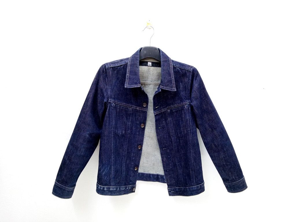 Marithe + Francois Girbaud 🔥🔥🔥Marithé Fŕançois Girbaud Button Denim Jacket Rare Size US S / EU 44-46 / 1 - 7 Thumbnail