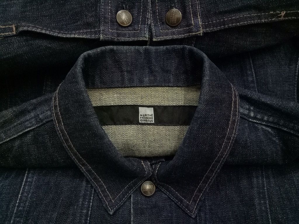 Marithe + Francois Girbaud 🔥🔥🔥Marithé Fŕançois Girbaud Button Denim Jacket Rare Size US S / EU 44-46 / 1 - 8 Thumbnail