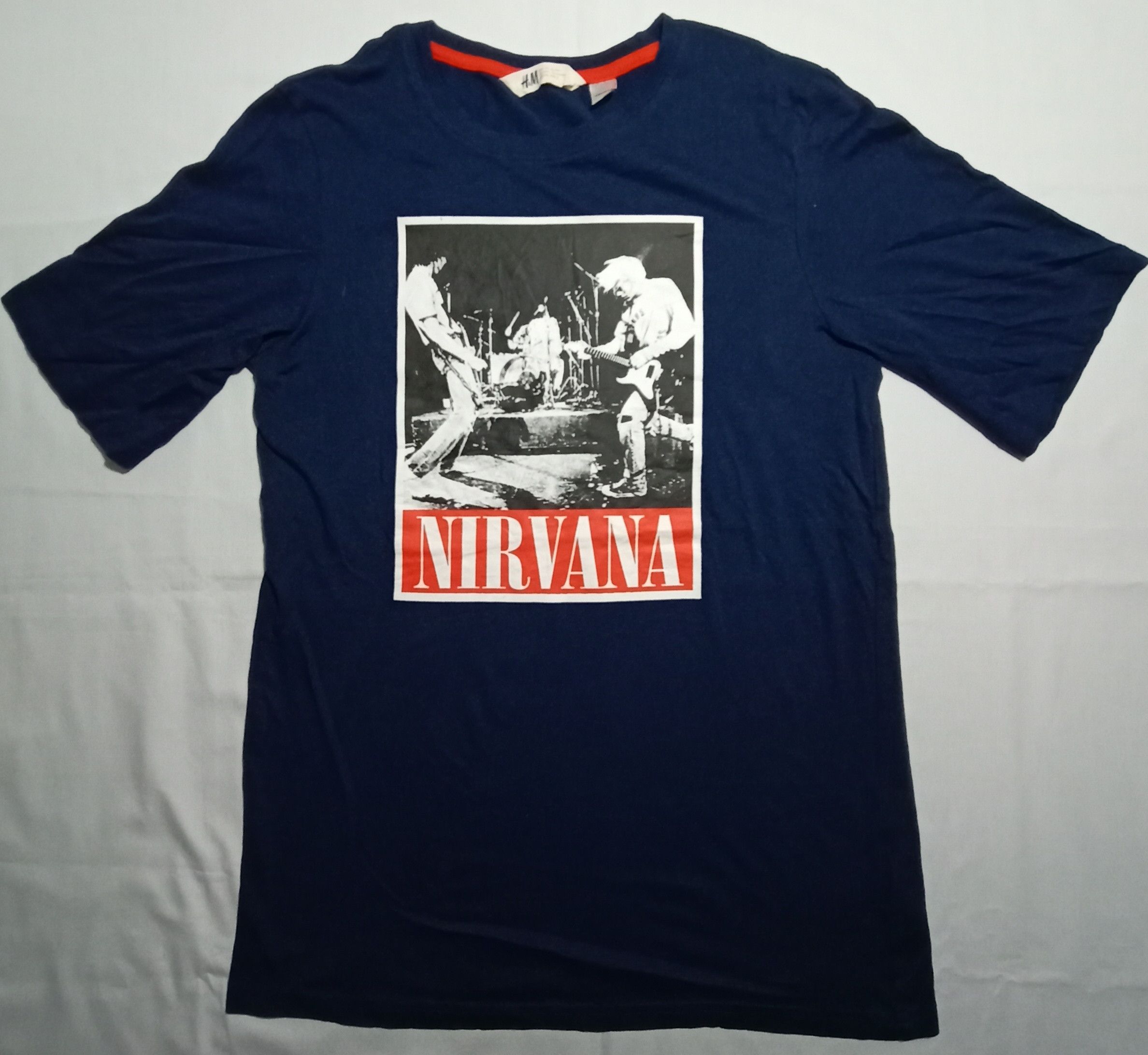 H&M H&M​ x Nirvana Blue Unisex Tee Size US S / EU 44-46 / 1 - 1 Thumbnail