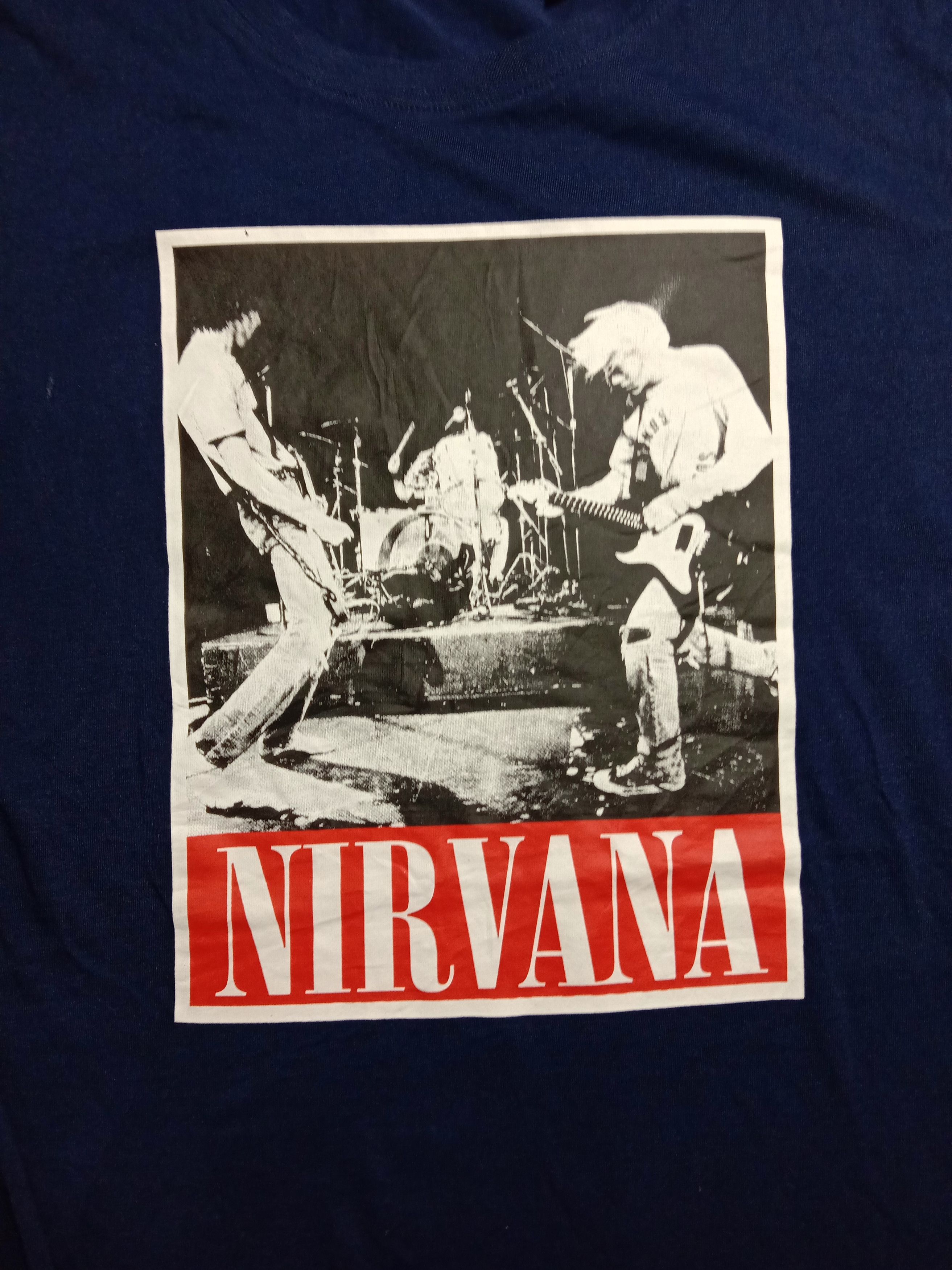 H&M H&M​ x Nirvana Blue Unisex Tee Size US S / EU 44-46 / 1 - 2 Thumbnail