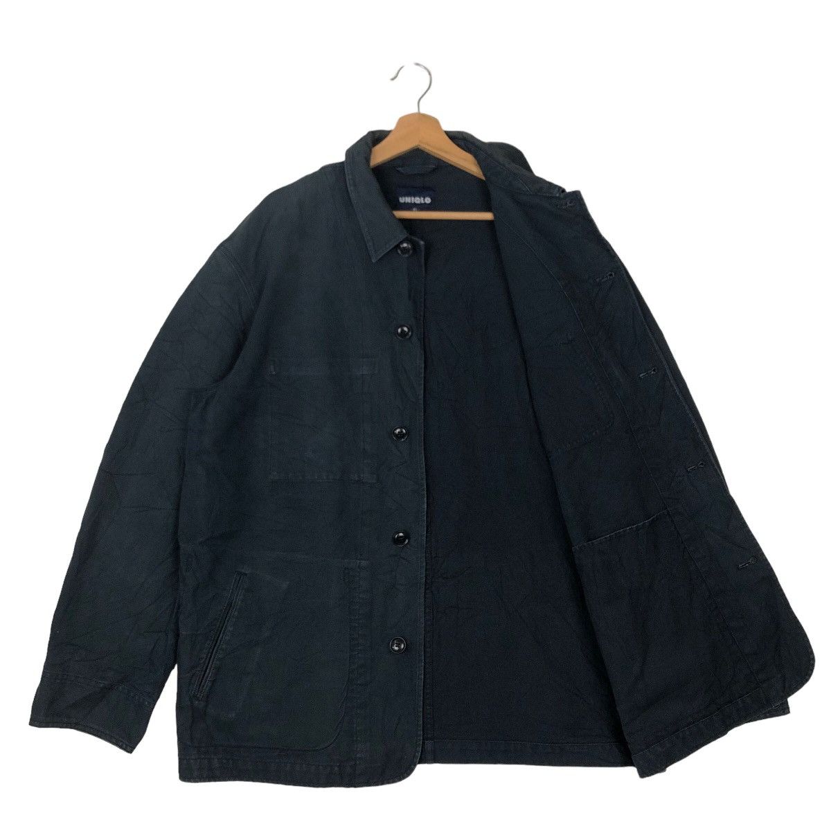 Japanese Brand VINTAGE CHORE WORK JACKET UNIQLO JAPAN CARGO MULTI POCKET Size US XL / EU 56 / 4 - 8 Thumbnail