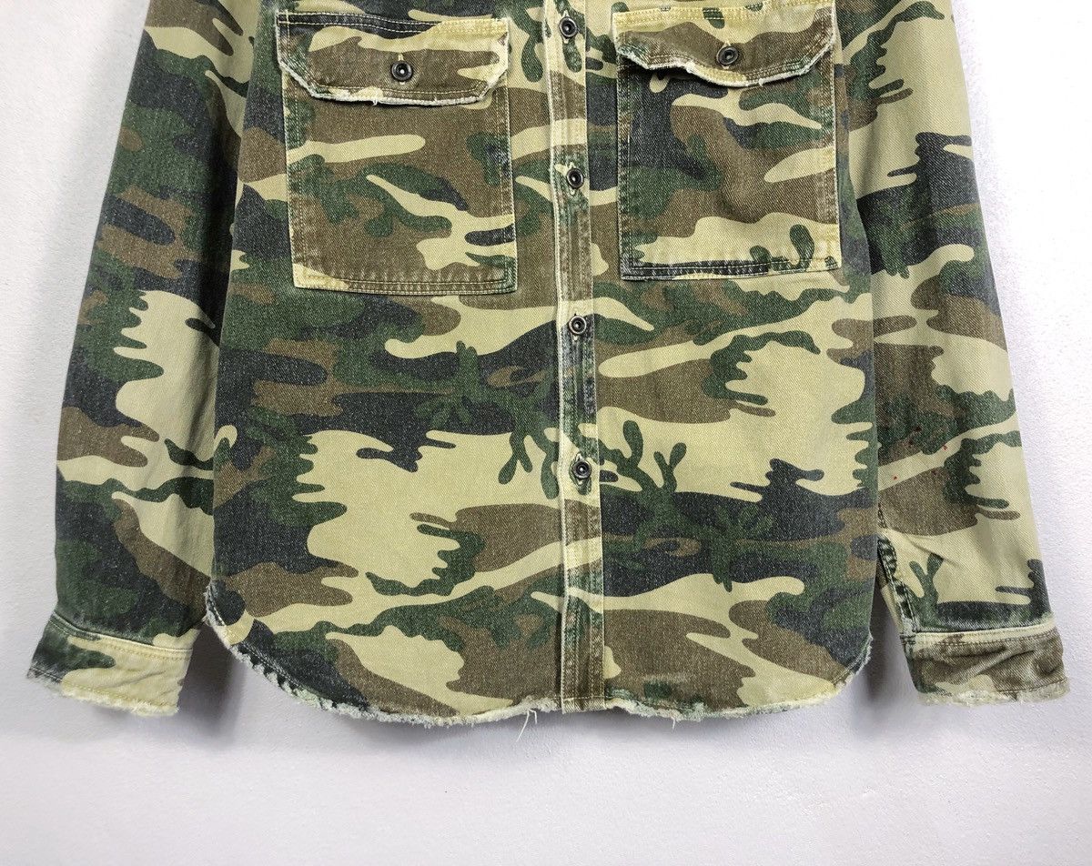 Zara Rare Zara Man Military Camo Jacket Distressed Design Size US M / EU 48-50 / 2 - 5 Thumbnail
