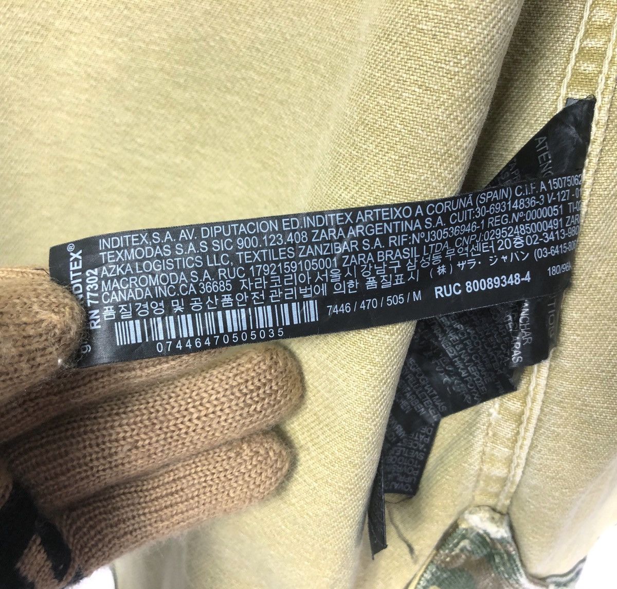 Zara Rare Zara Man Military Camo Jacket Distressed Design Size US M / EU 48-50 / 2 - 10 Thumbnail