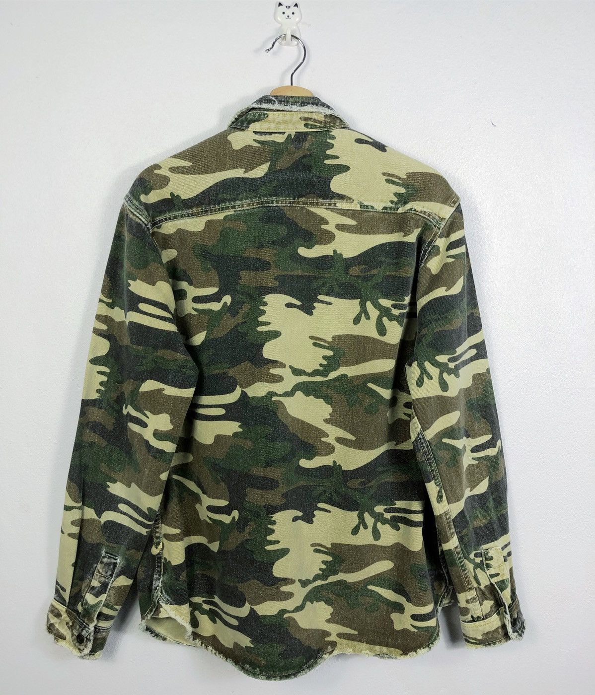 Zara Rare Zara Man Military Camo Jacket Distressed Design Size US M / EU 48-50 / 2 - 7 Thumbnail