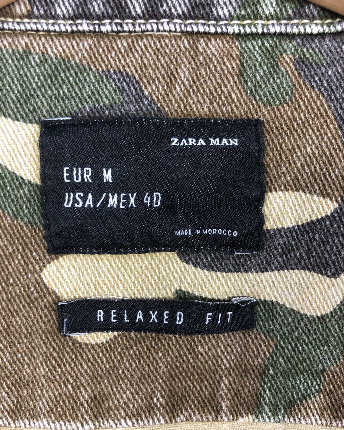 Zara Rare Zara Man Military Camo Jacket Distressed Design Size US M / EU 48-50 / 2 - 9 Thumbnail