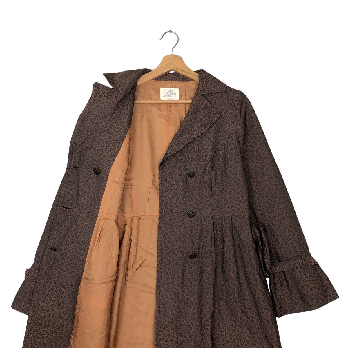 Vintage VINTAGE TIGER STRIPED DOT LONG JACKET VISCONTI JAPAN MADE Size XS / US 0-2 / IT 36-38 - 10 Thumbnail