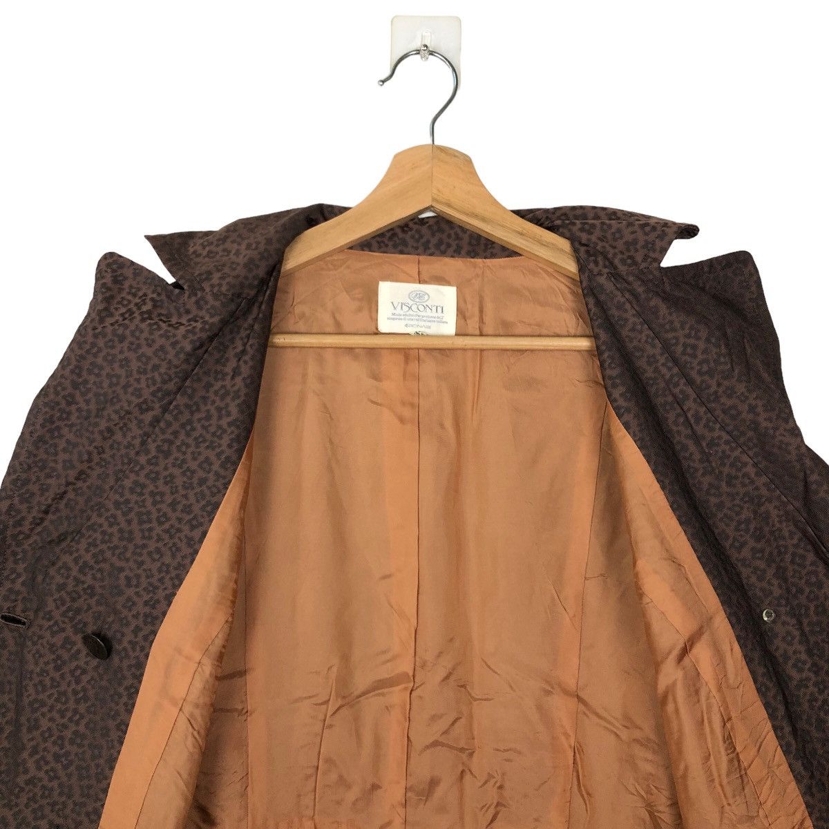 Vintage VINTAGE TIGER STRIPED DOT LONG JACKET VISCONTI JAPAN MADE Size XS / US 0-2 / IT 36-38 - 11 Thumbnail