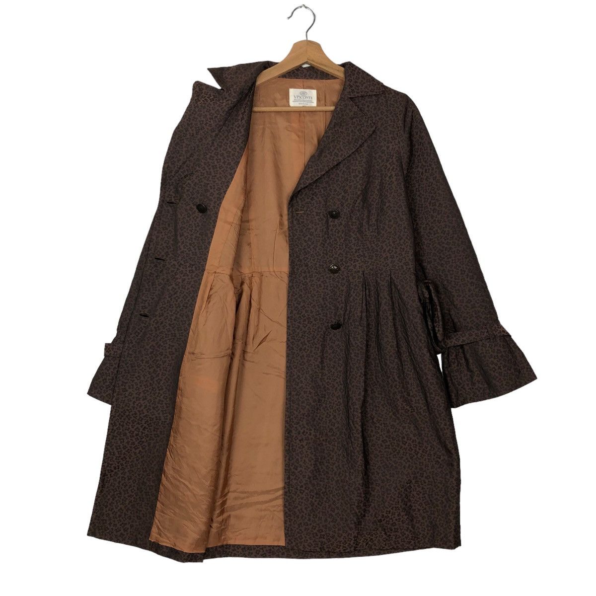 Vintage VINTAGE TIGER STRIPED DOT LONG JACKET VISCONTI JAPAN MADE Size XS / US 0-2 / IT 36-38 - 9 Thumbnail