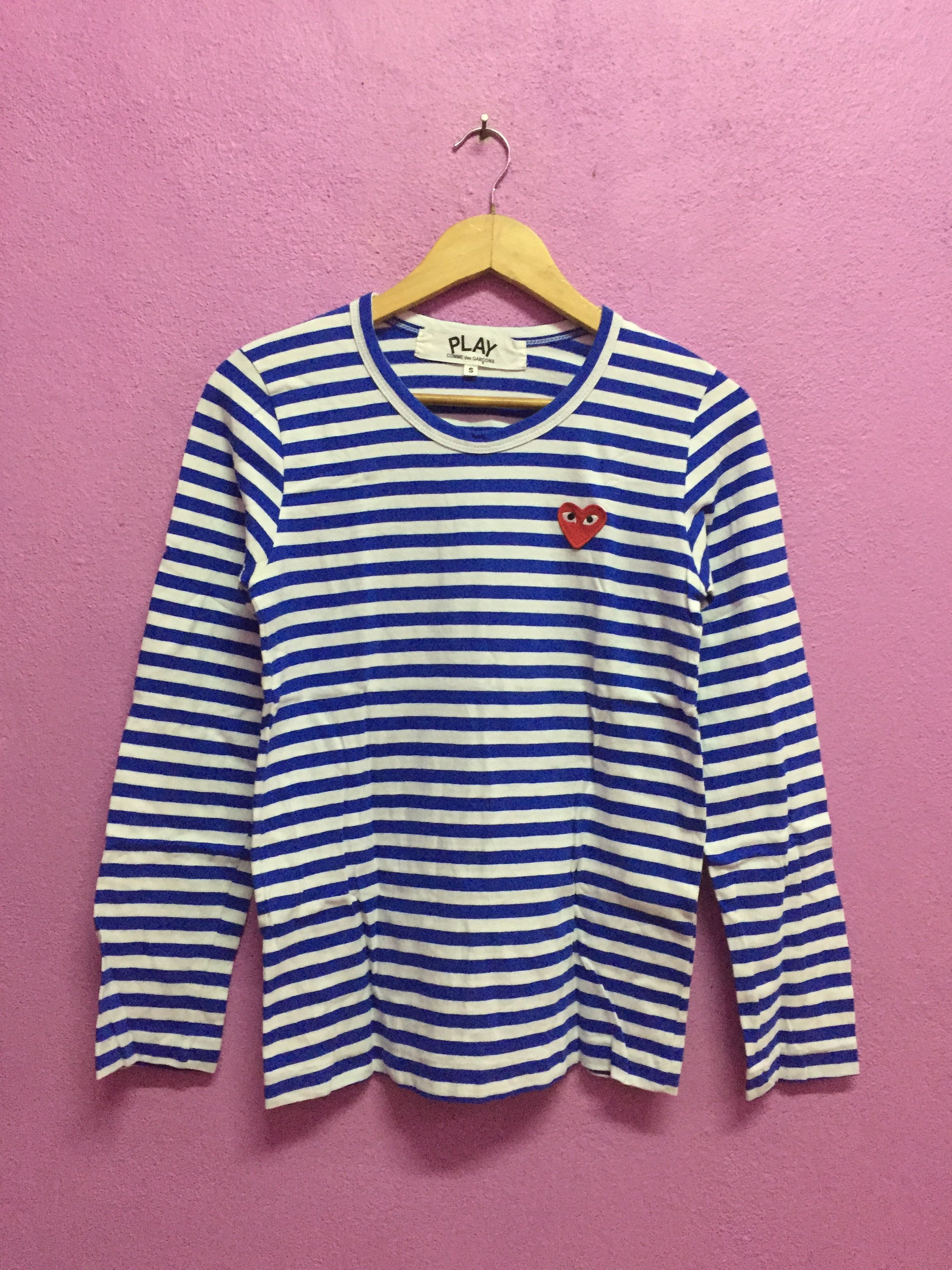 Japanese Brand Comme Des Garcons Play Long Sleeves Size S Size US S / EU 44-46 / 1 - 1 Thumbnail