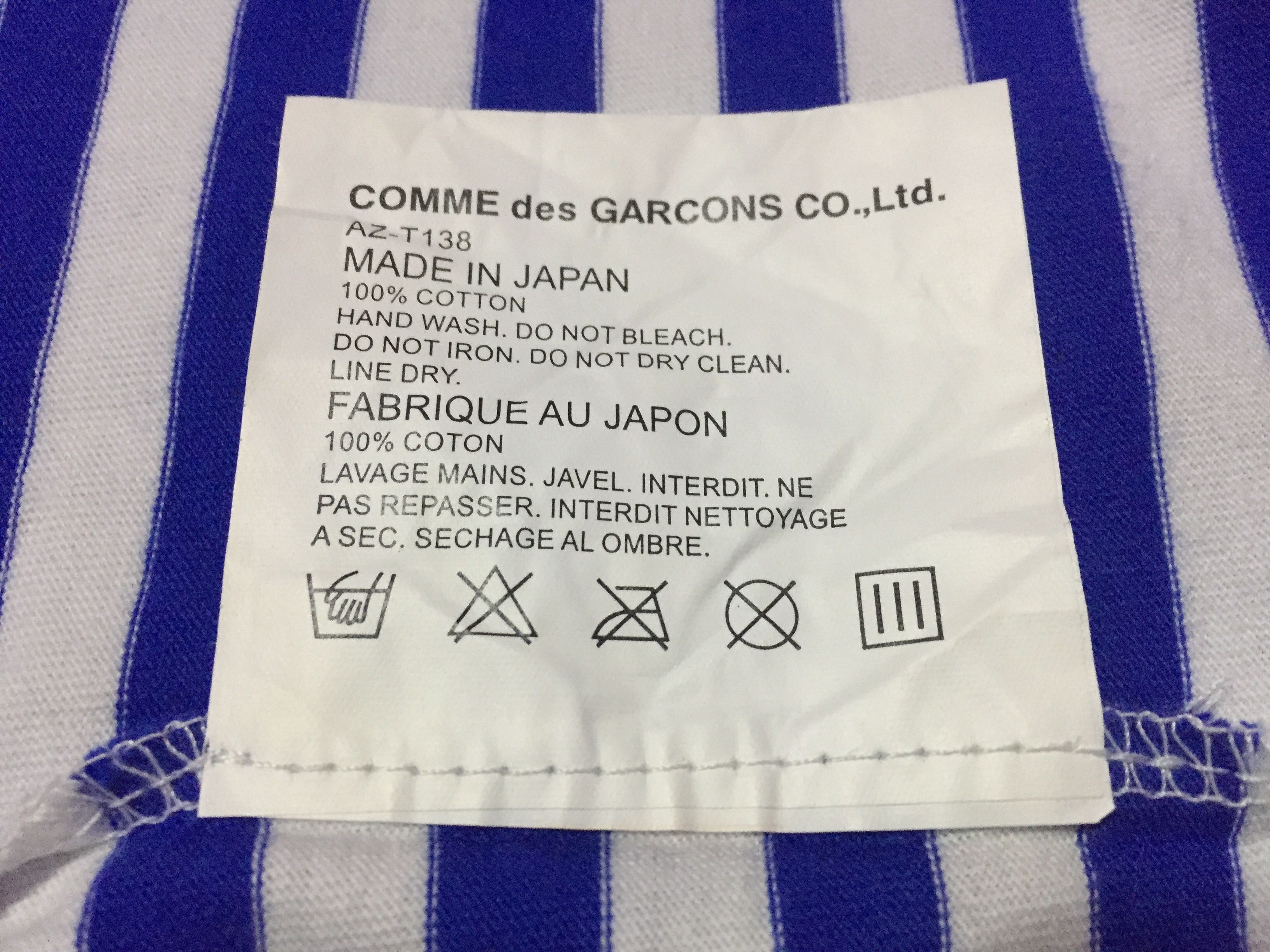 Japanese Brand Comme Des Garcons Play Long Sleeves Size S Size US S / EU 44-46 / 1 - 4 Thumbnail