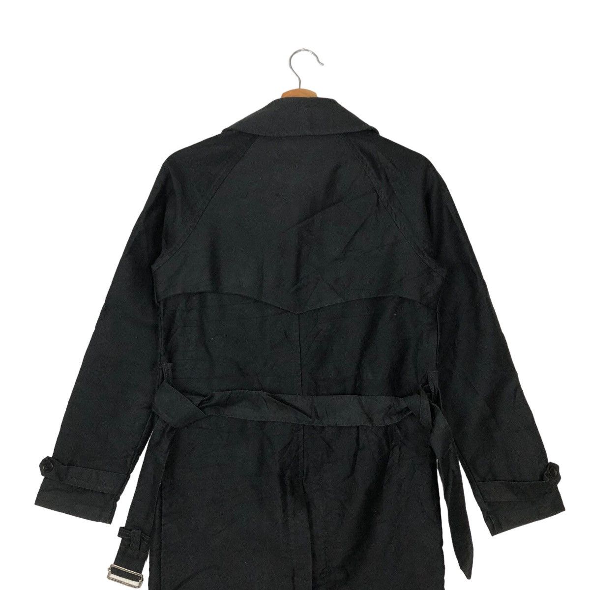 Japanese Brand DOUBLE BREAST LONG JACKET TRAVAIL VILLE CHEVRA FABRIC FRANCE Size US M / EU 48-50 / 2 - 8 Thumbnail