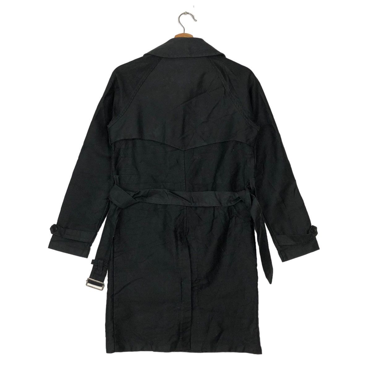 Japanese Brand DOUBLE BREAST LONG JACKET TRAVAIL VILLE CHEVRA FABRIC FRANCE Size US M / EU 48-50 / 2 - 7 Thumbnail