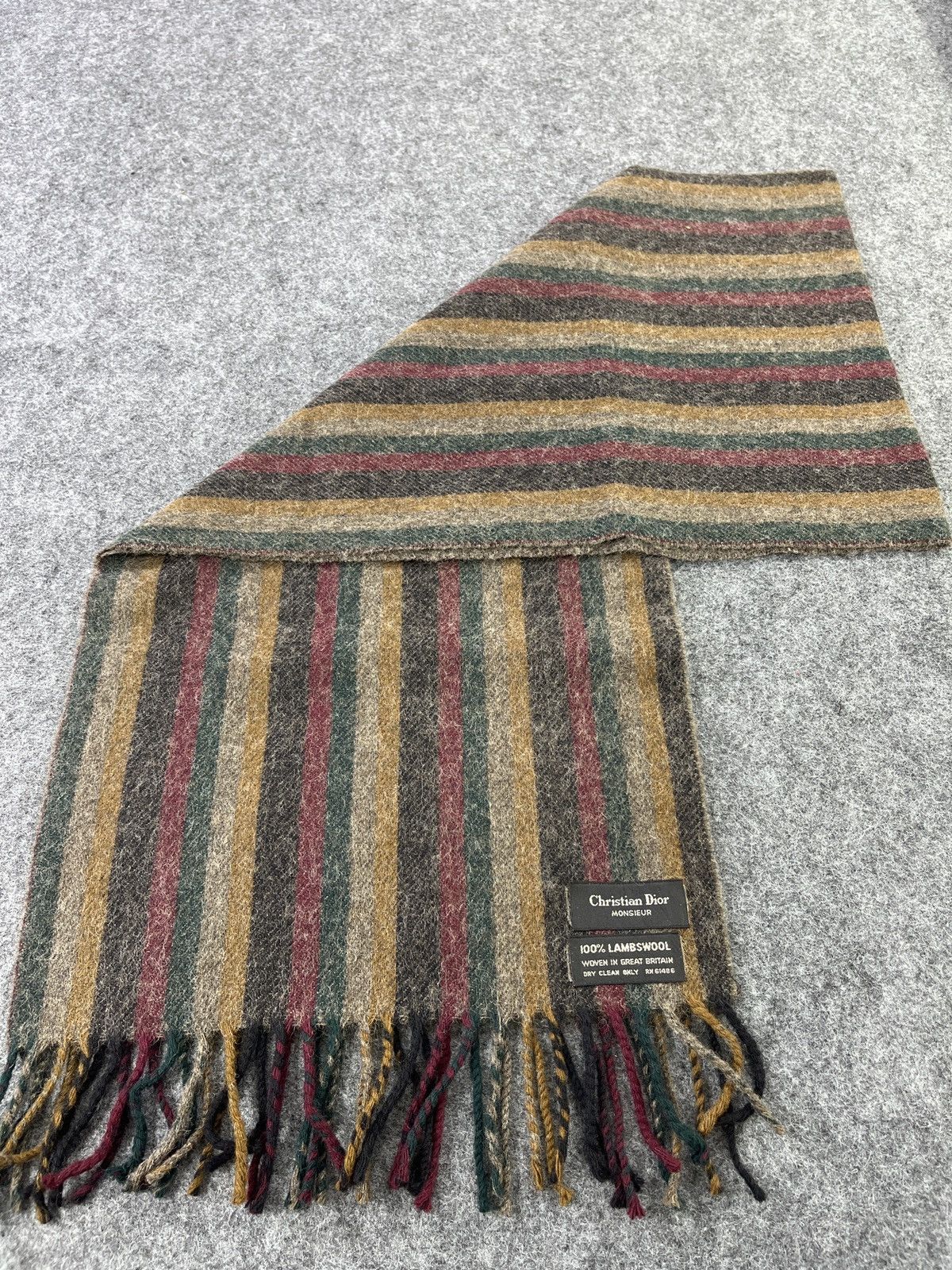 Christian Dior Monsieur × Vintage Christian Dior Scarf / Muffler / Neckwear - T244 Size ONE SIZE - 2 Thumbnail