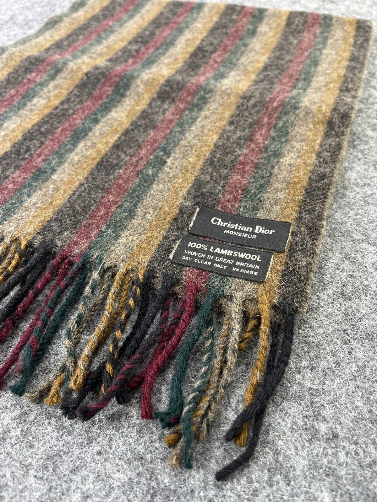 Christian Dior Monsieur × Vintage Christian Dior Scarf / Muffler / Neckwear - T244 Size ONE SIZE - 6 Thumbnail