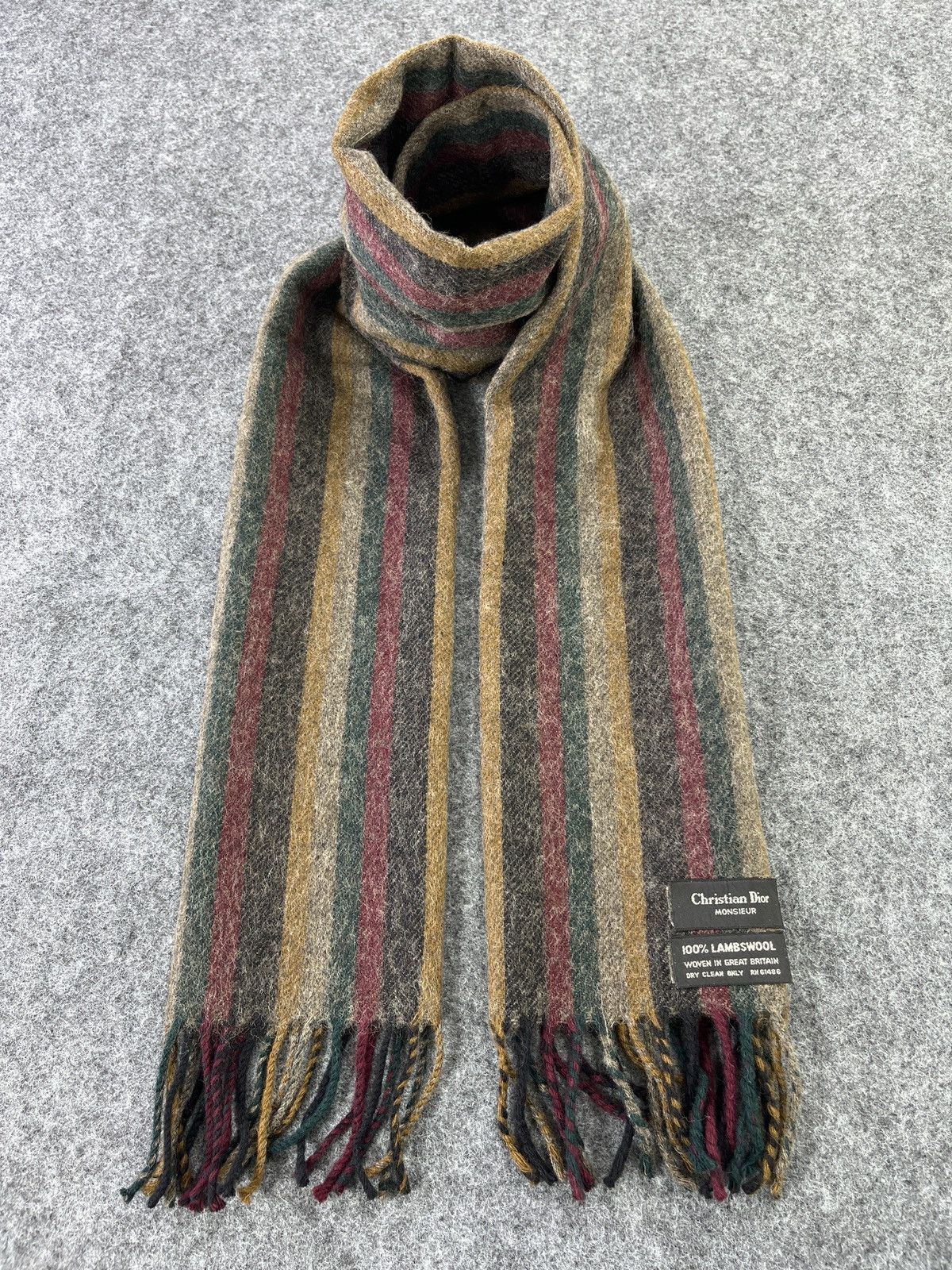 Christian Dior Monsieur × Vintage Christian Dior Scarf / Muffler / Neckwear - T244 Size ONE SIZE - 5 Thumbnail