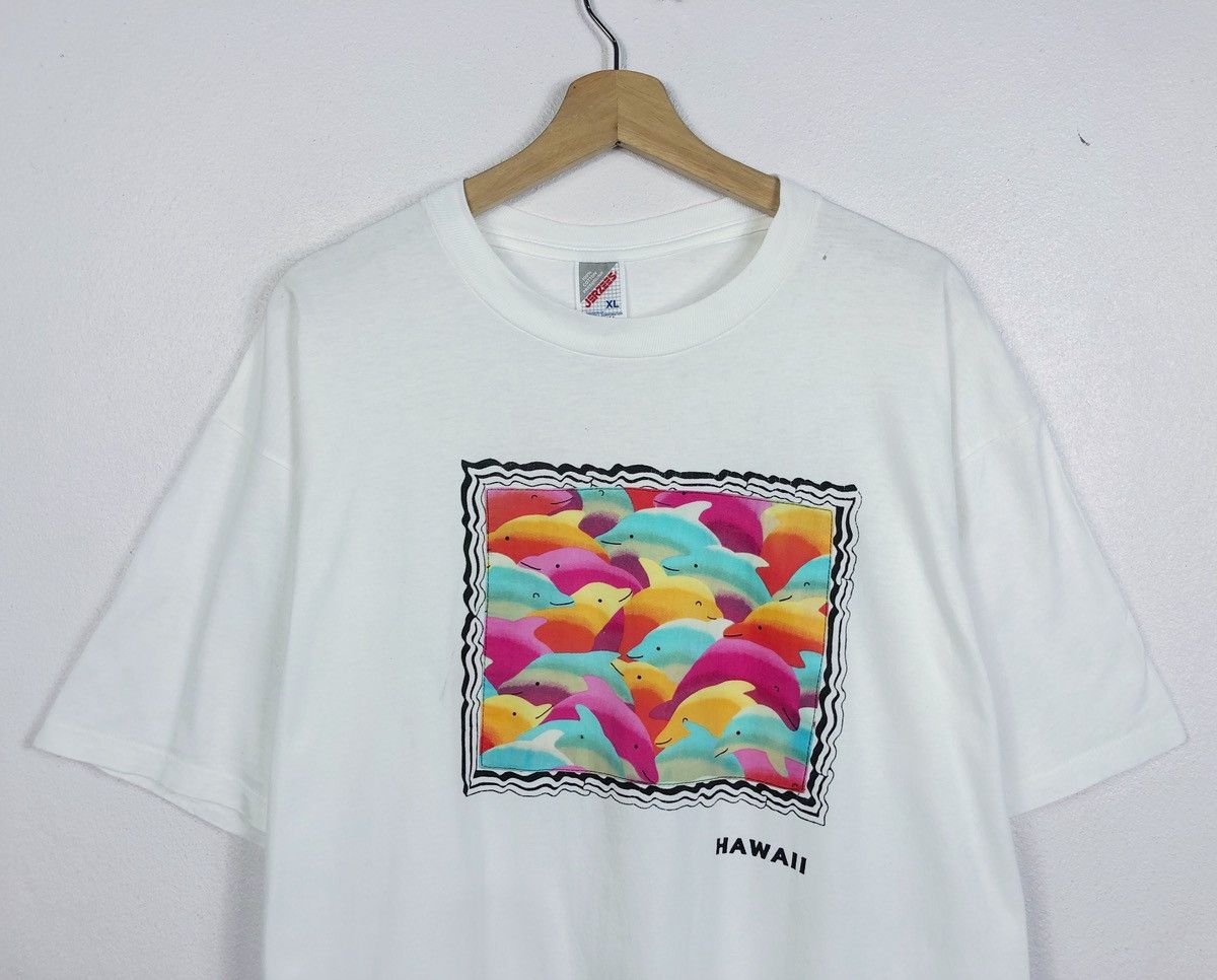 Vintage Rare Vintage Hawaii Dolphin Motive Tee Made in USA Size US XL / EU 56 / 4 - 2 Thumbnail