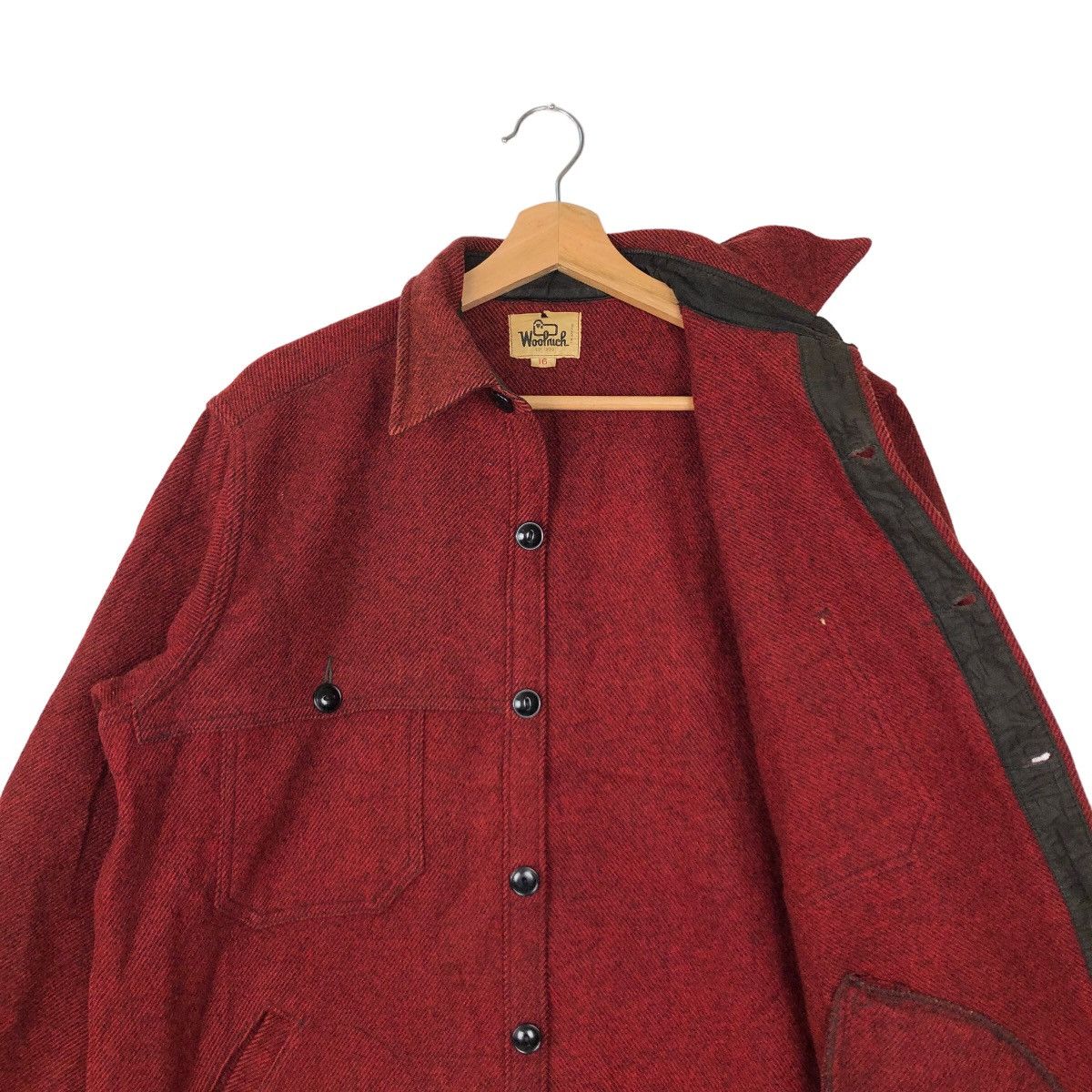 Woolrich Woolen Mills 🔥TRUE VINTAGE 1960 WOOL JACKET WOOLRICH Size US M / EU 48-50 / 2 - 9 Thumbnail