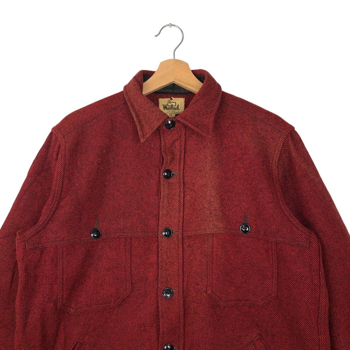 Woolrich Woolen Mills 🔥TRUE VINTAGE 1960 WOOL JACKET WOOLRICH Size US M / EU 48-50 / 2 - 2 Thumbnail