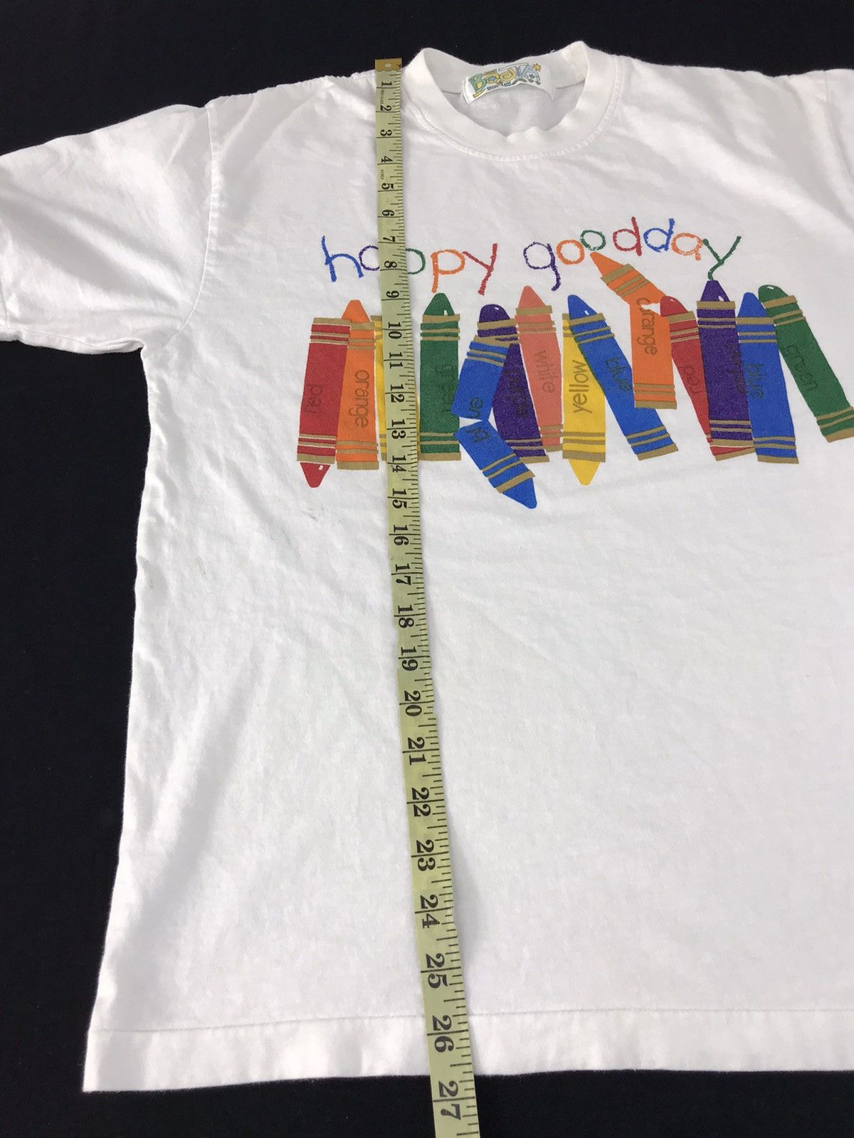 Japanese Brand × Vintage Boota Happy Good Day Crayon Screen Promo Tee Size US M / EU 48-50 / 2 - 8 Thumbnail