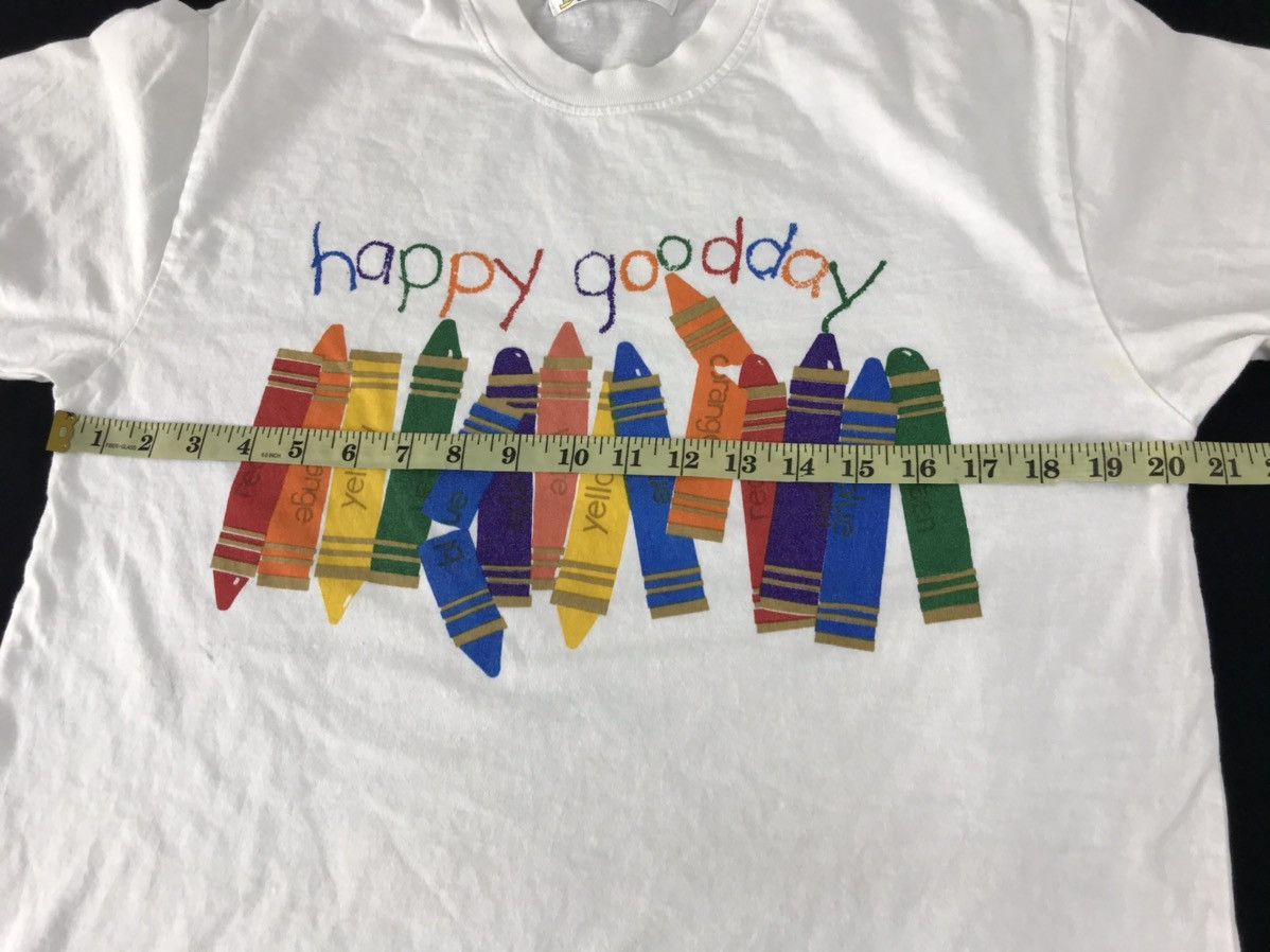 Japanese Brand × Vintage Boota Happy Good Day Crayon Screen Promo Tee Size US M / EU 48-50 / 2 - 7 Thumbnail