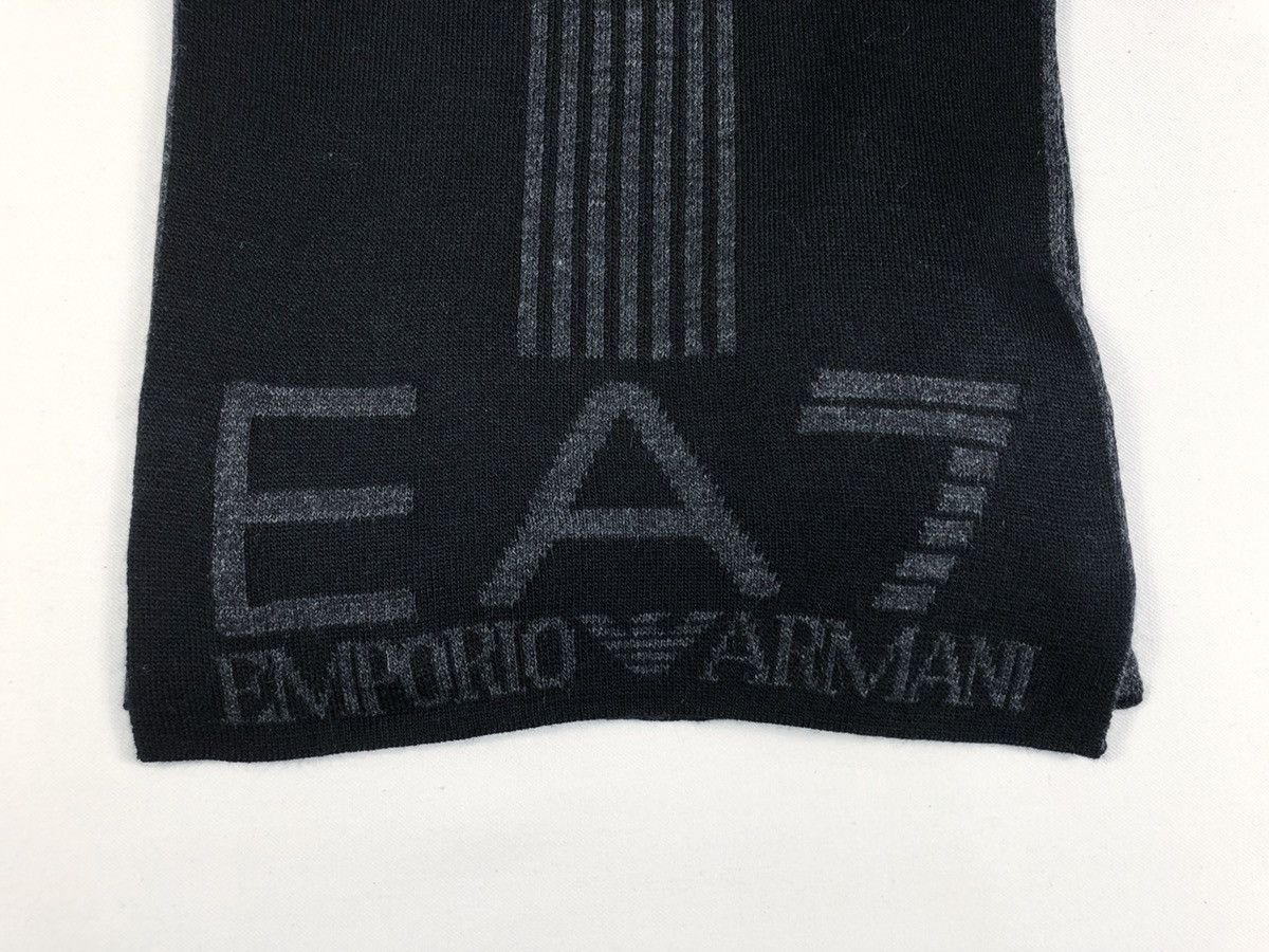 Emporio Armani Emporio Armani Mountain Big Logo Muffler Scarf Made in Italy Size ONE SIZE - 3 Thumbnail