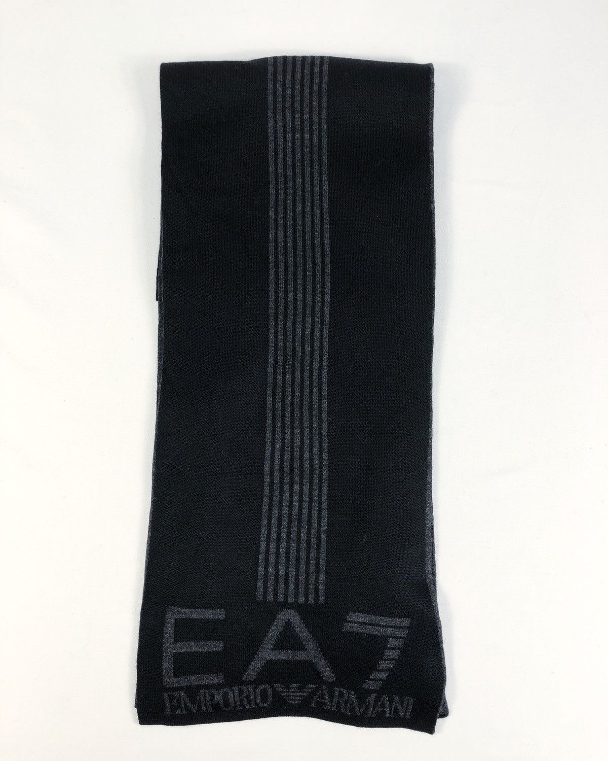 Emporio Armani Emporio Armani Mountain Big Logo Muffler Scarf Made in Italy Size ONE SIZE - 2 Thumbnail