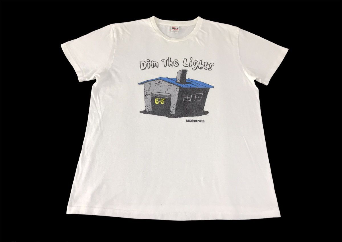 Band Tees × Japanese Brand × Vintage Monoeyes Dim The Light Japanese Rock Band Tee K162j Size US L / EU 52-54 / 3 - 1 Thumbnail