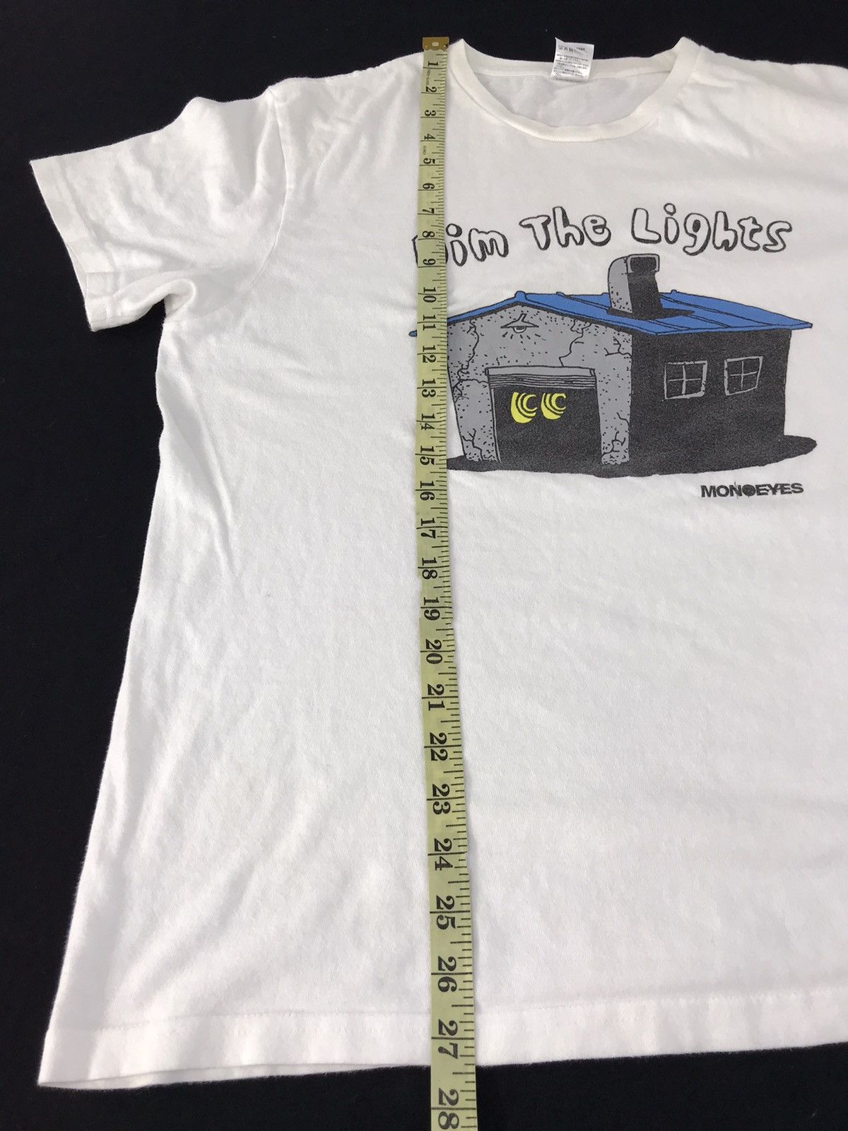 Band Tees × Japanese Brand × Vintage Monoeyes Dim The Light Japanese Rock Band Tee K162j Size US L / EU 52-54 / 3 - 9 Thumbnail