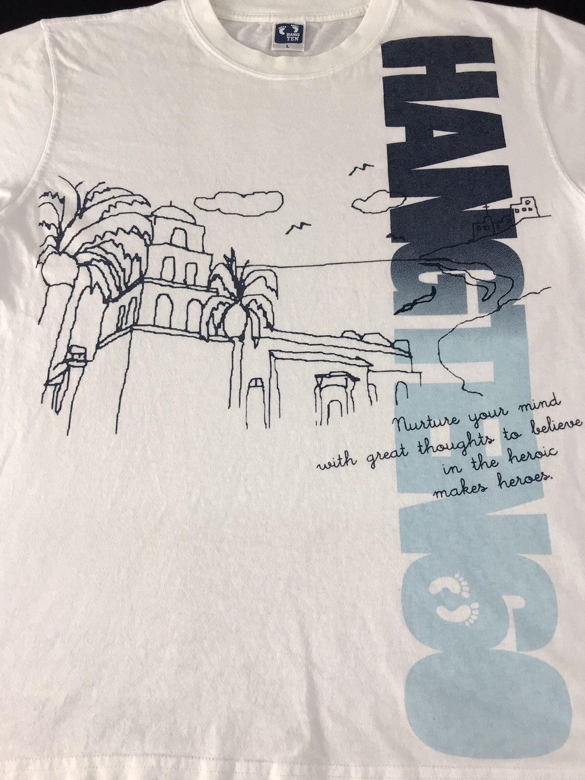 Hang Ten × Vintage Hang Ten Landscape Graphic Screen Tee Printed Size L / US 10 / IT 46 - 3 Thumbnail