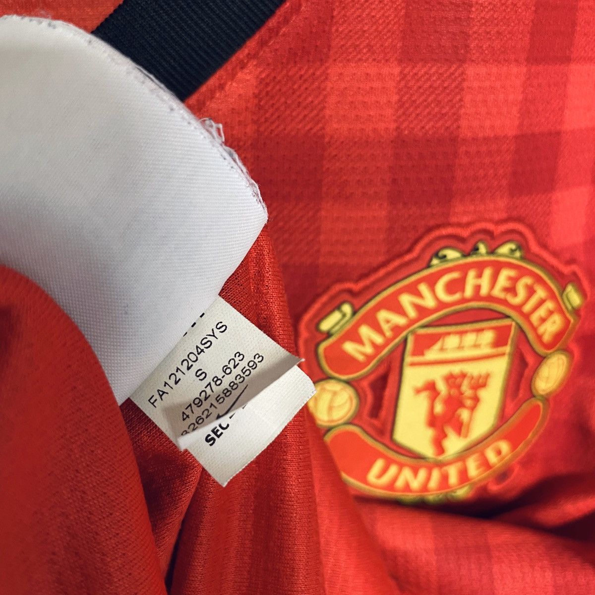 Nike 2012 2013 Manchester United Nike Home Soccer Jersey Size US S / EU 44-46 / 1 - 6 Thumbnail