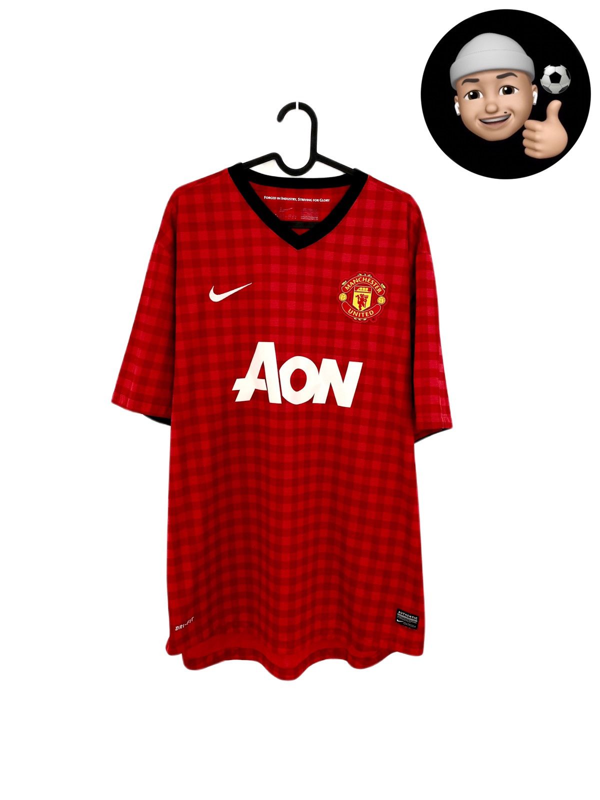 Nike 2012 2013 Manchester United Nike Home Soccer Jersey Size US S / EU 44-46 / 1 - 1 Thumbnail