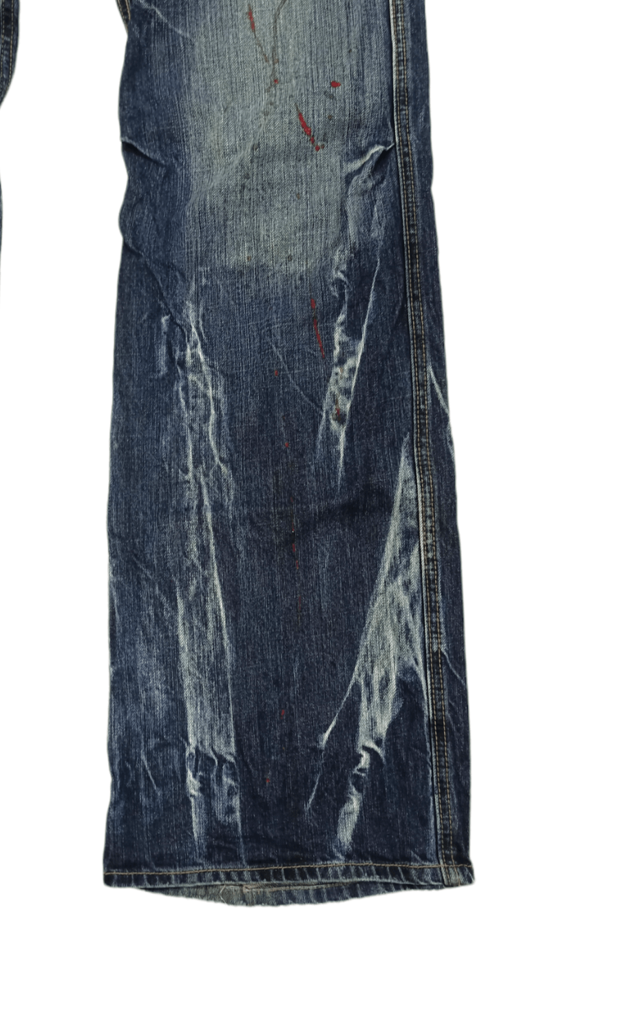 Grailed Roots 3 Style Punk Grunge Whiskers Splash Flare Denim Size US 32 / EU 48 - 3 Thumbnail
