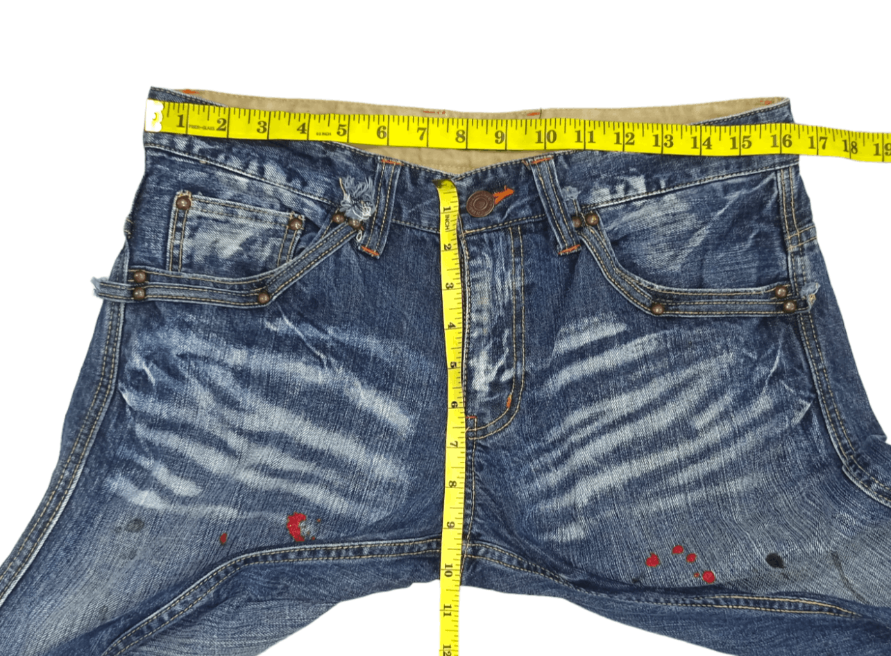 Grailed Roots 3 Style Punk Grunge Whiskers Splash Flare Denim Size US 32 / EU 48 - 20 Thumbnail