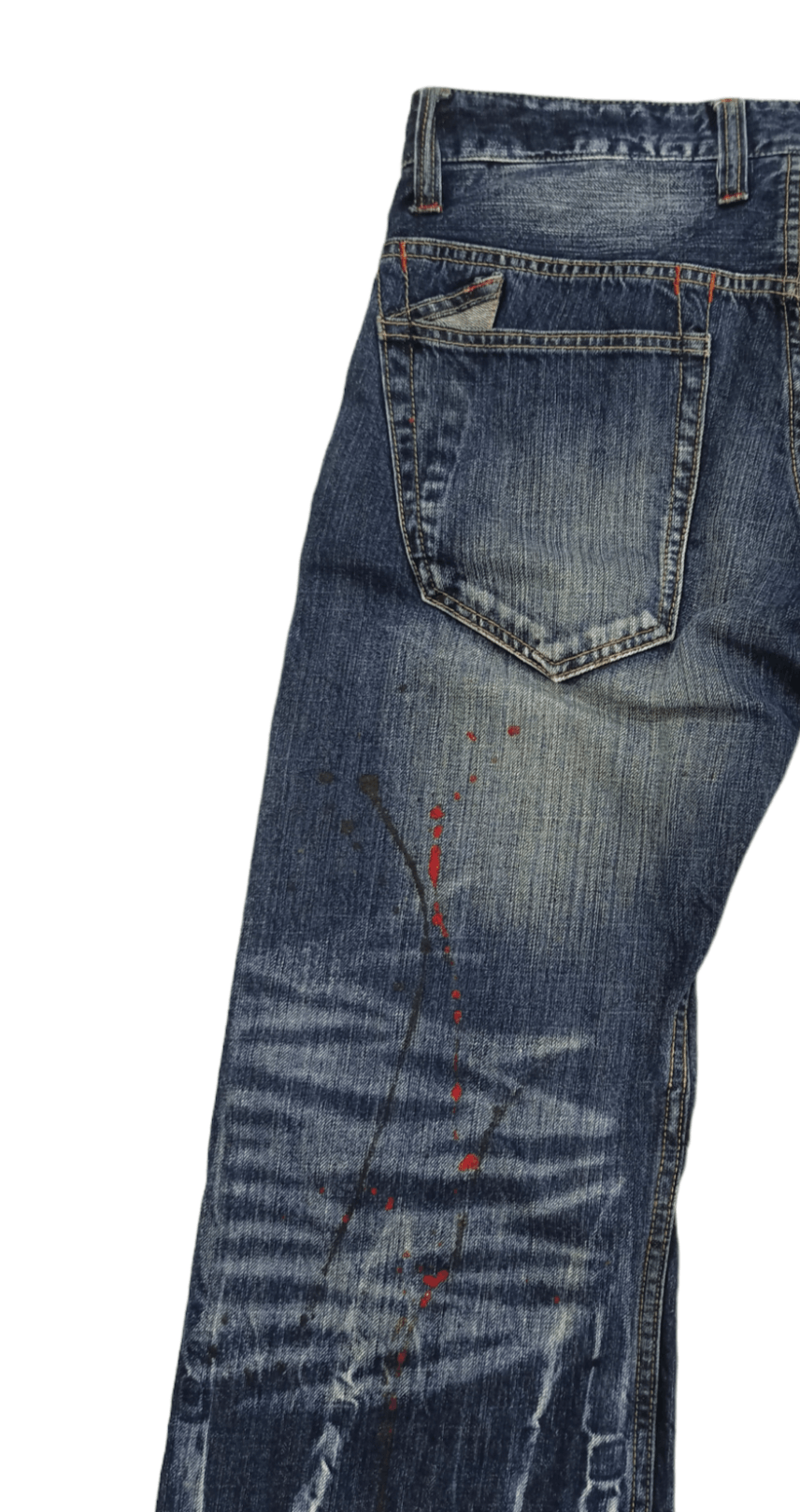 Grailed Roots 3 Style Punk Grunge Whiskers Splash Flare Denim Size US 32 / EU 48 - 6 Thumbnail