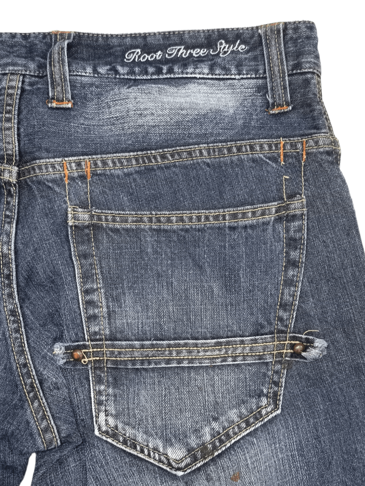 Grailed Roots 3 Style Punk Grunge Whiskers Splash Flare Denim Size US 32 / EU 48 - 16 Thumbnail