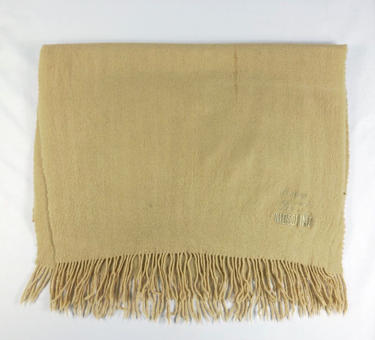 Moschino Rare Vintage Moschino Wool Muffler Scarf Size ONE SIZE - 2 Thumbnail
