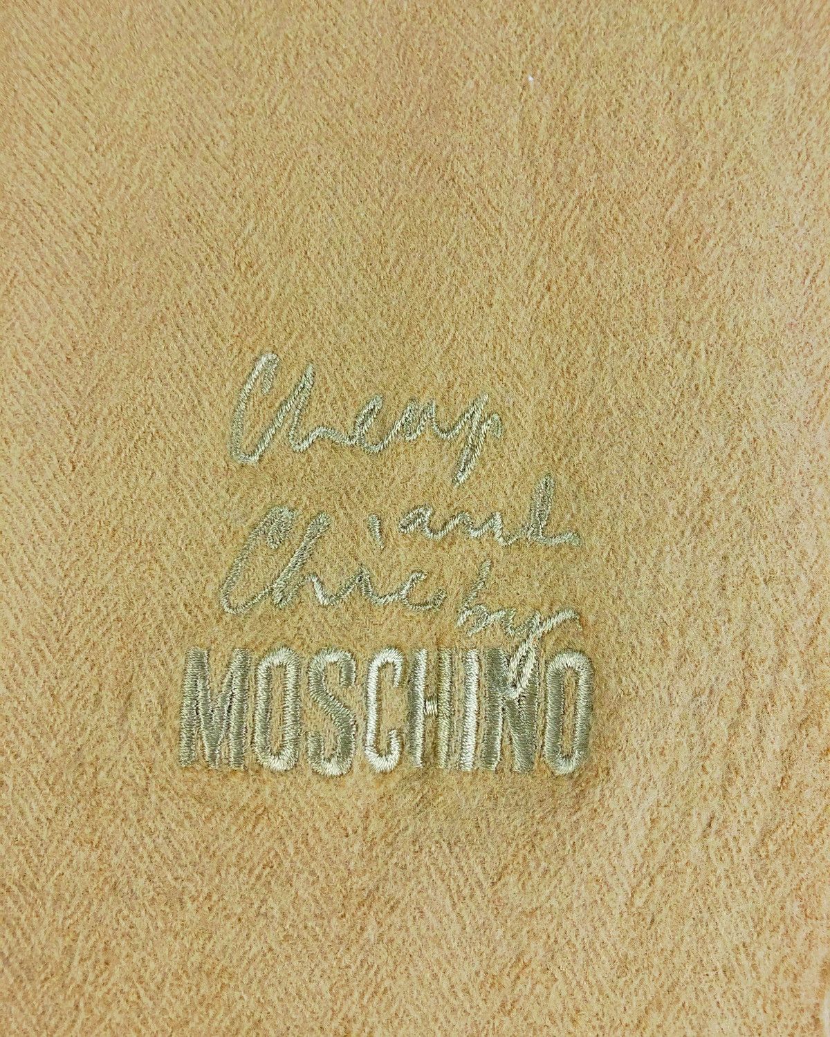 Moschino Rare Vintage Moschino Wool Muffler Scarf Size ONE SIZE - 4 Thumbnail