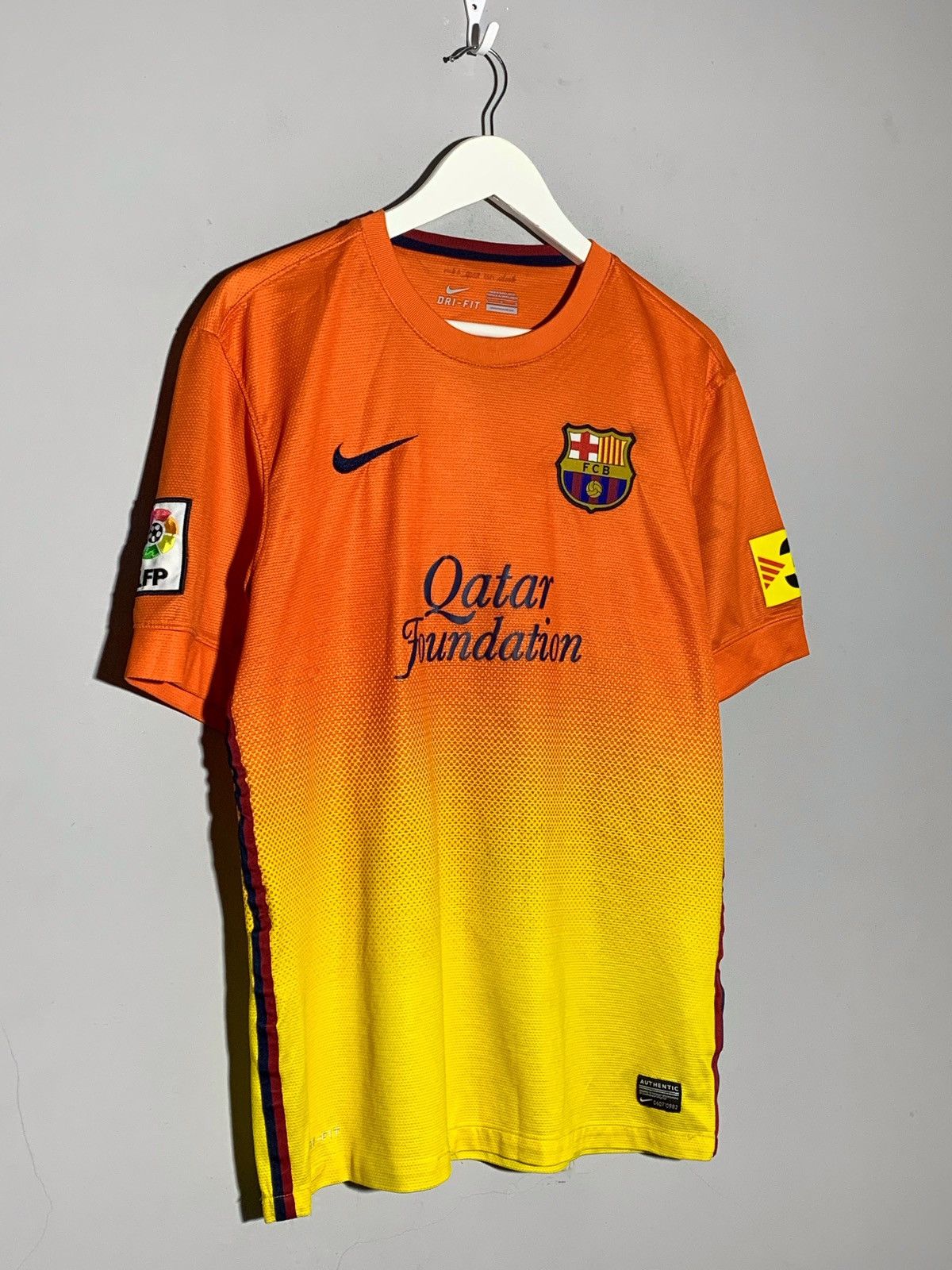 Nike F.C Barcelona Nike 2012/13 Y2k Streetwear Football Shirt Size US L / EU 52-54 / 3 - 2 Thumbnail