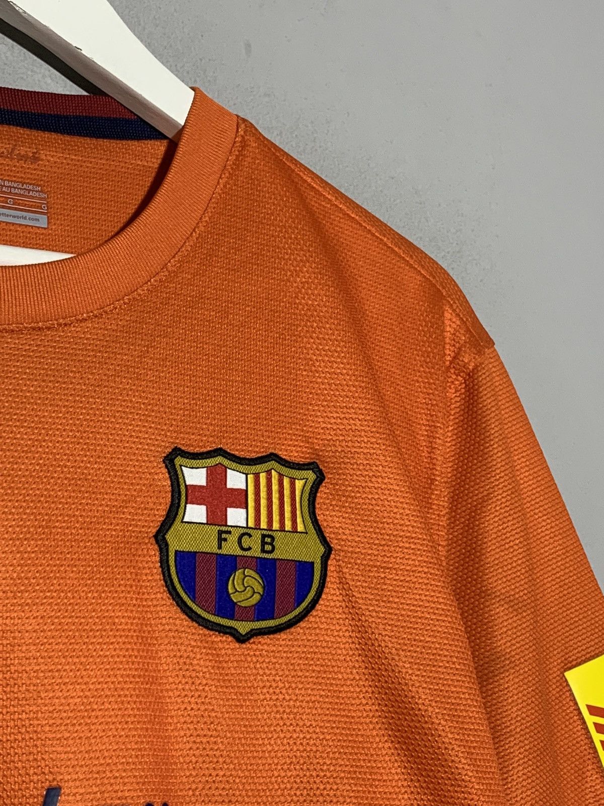 Nike F.C Barcelona Nike 2012/13 Y2k Streetwear Football Shirt Size US L / EU 52-54 / 3 - 4 Thumbnail