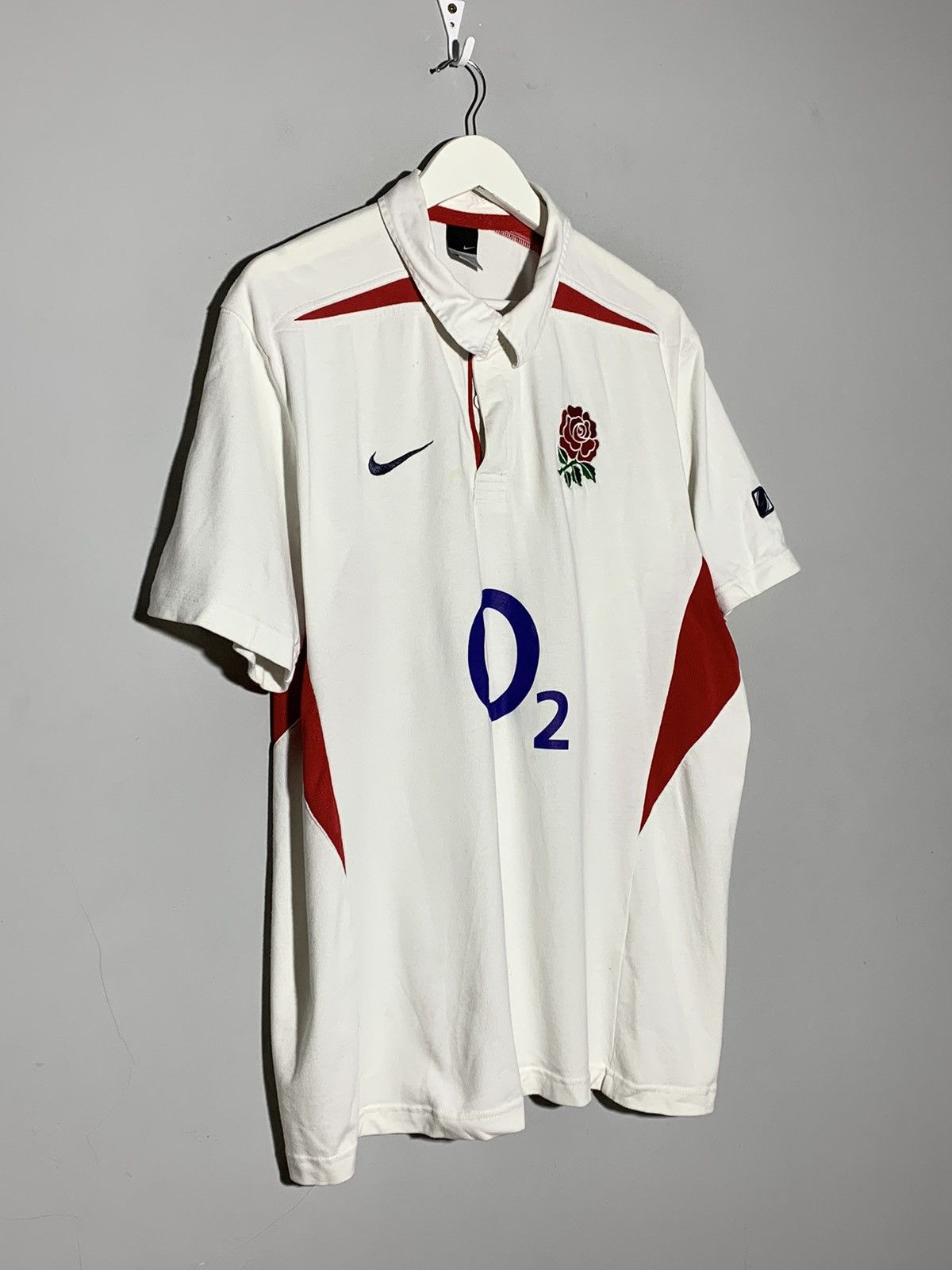 Nike × Vintage England Rugby Union 2003 2004 Nike home rugby jersey shirt Size US XXL / EU 58 / 5 - 2 Thumbnail