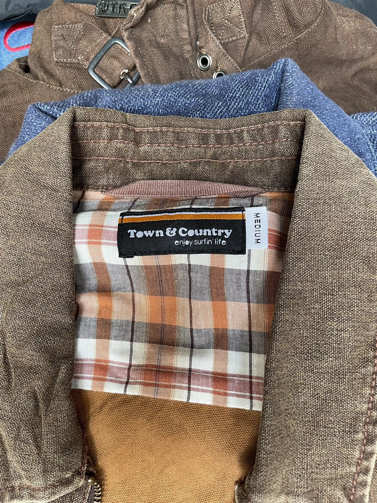 Japanese Brand Town & Country Denim Jackets Size US M / EU 48-50 / 2 - 10 Thumbnail