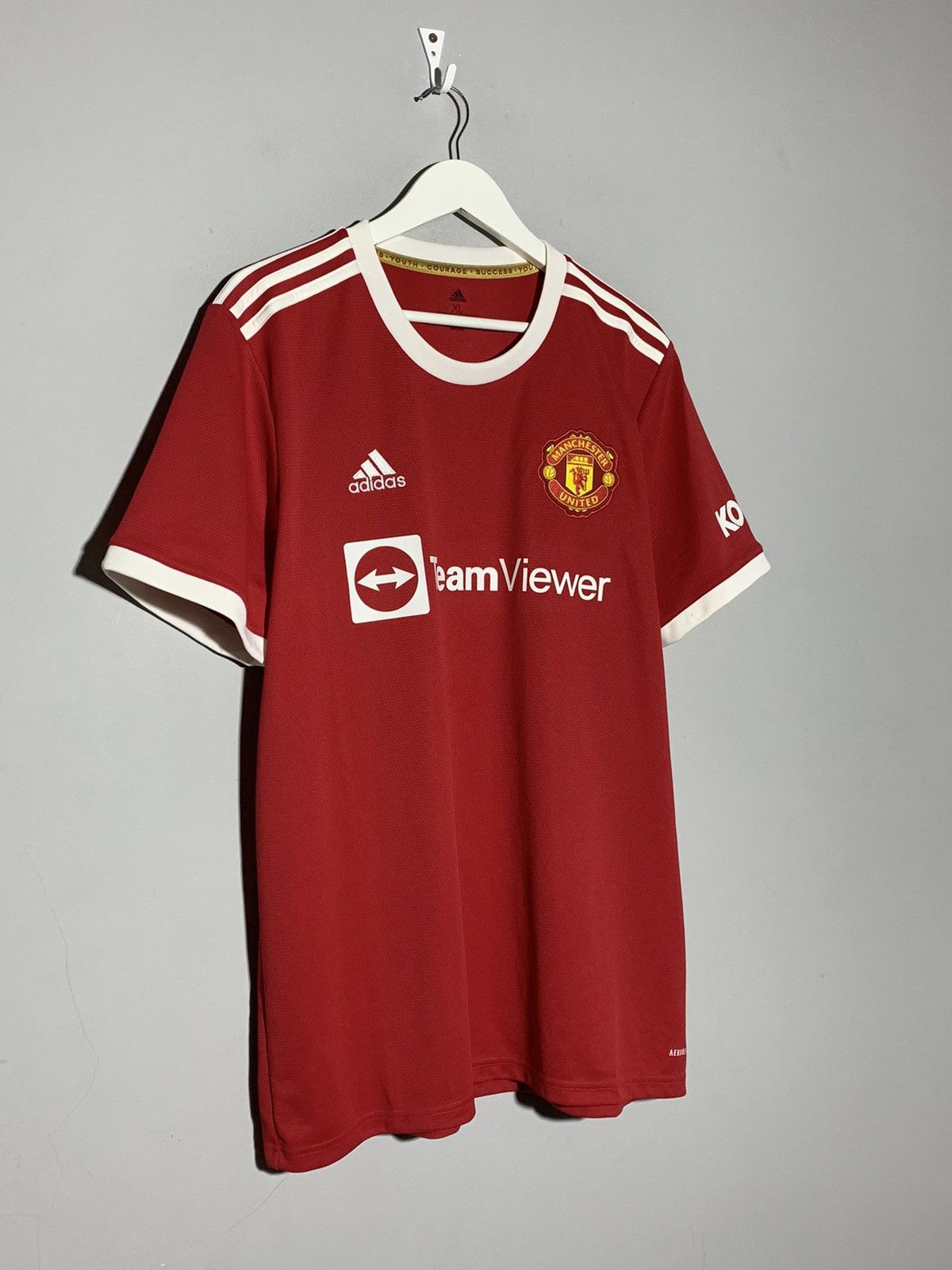 Adidas #7 Ronaldo Manchester United 2021/22 Adidas Football Shirt Size US XL / EU 56 / 4 - 4 Thumbnail