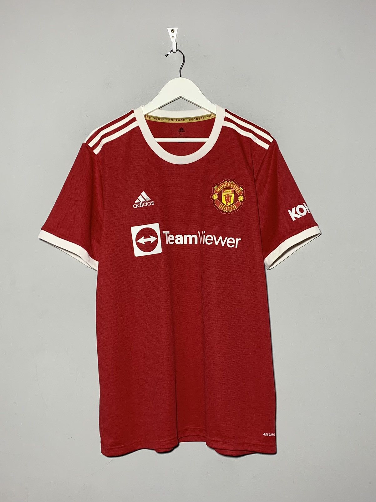 Adidas #7 Ronaldo Manchester United 2021/22 Adidas Football Shirt Size US XL / EU 56 / 4 - 3 Thumbnail