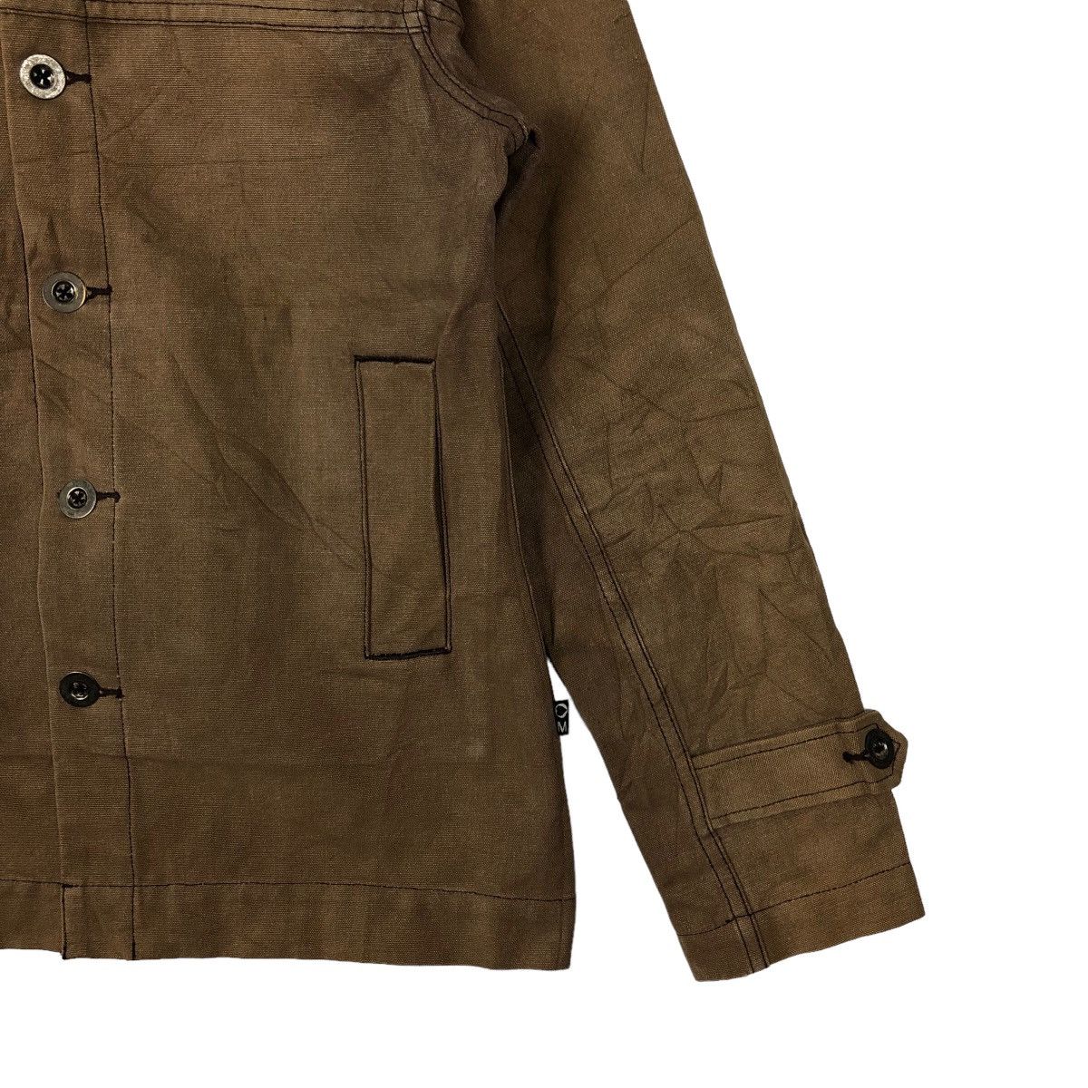 Japanese Brand VINTAGE CROPPED CHORE JCKET MORGAN HOMME JAPAN Size US S / EU 44-46 / 1 - 4 Thumbnail