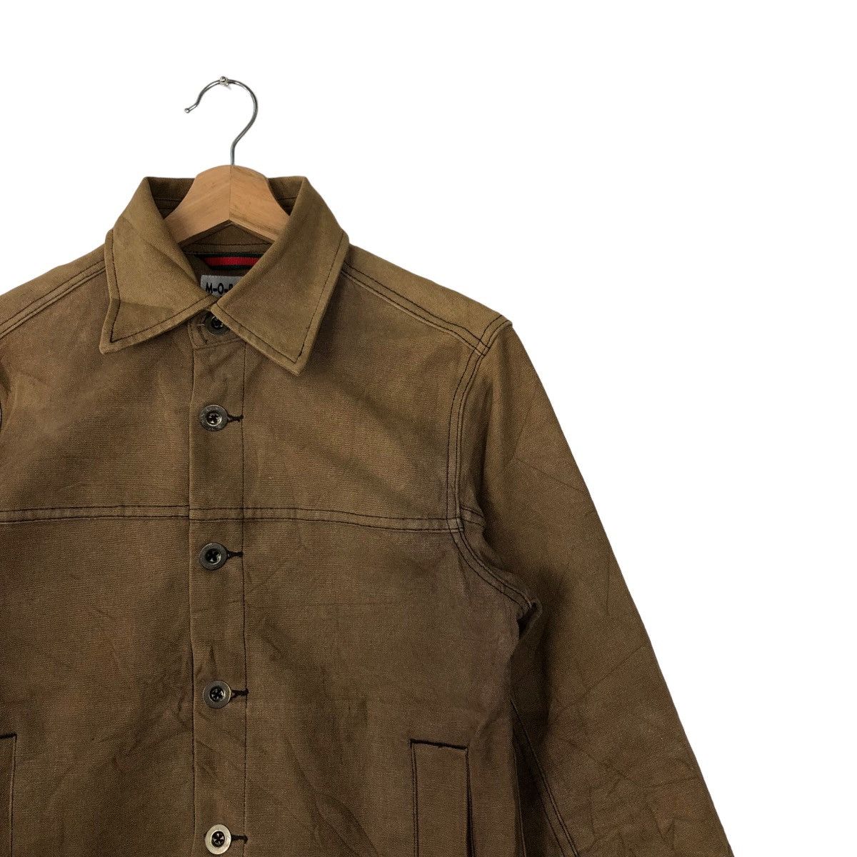 Japanese Brand VINTAGE CROPPED CHORE JCKET MORGAN HOMME JAPAN Size US S / EU 44-46 / 1 - 5 Thumbnail