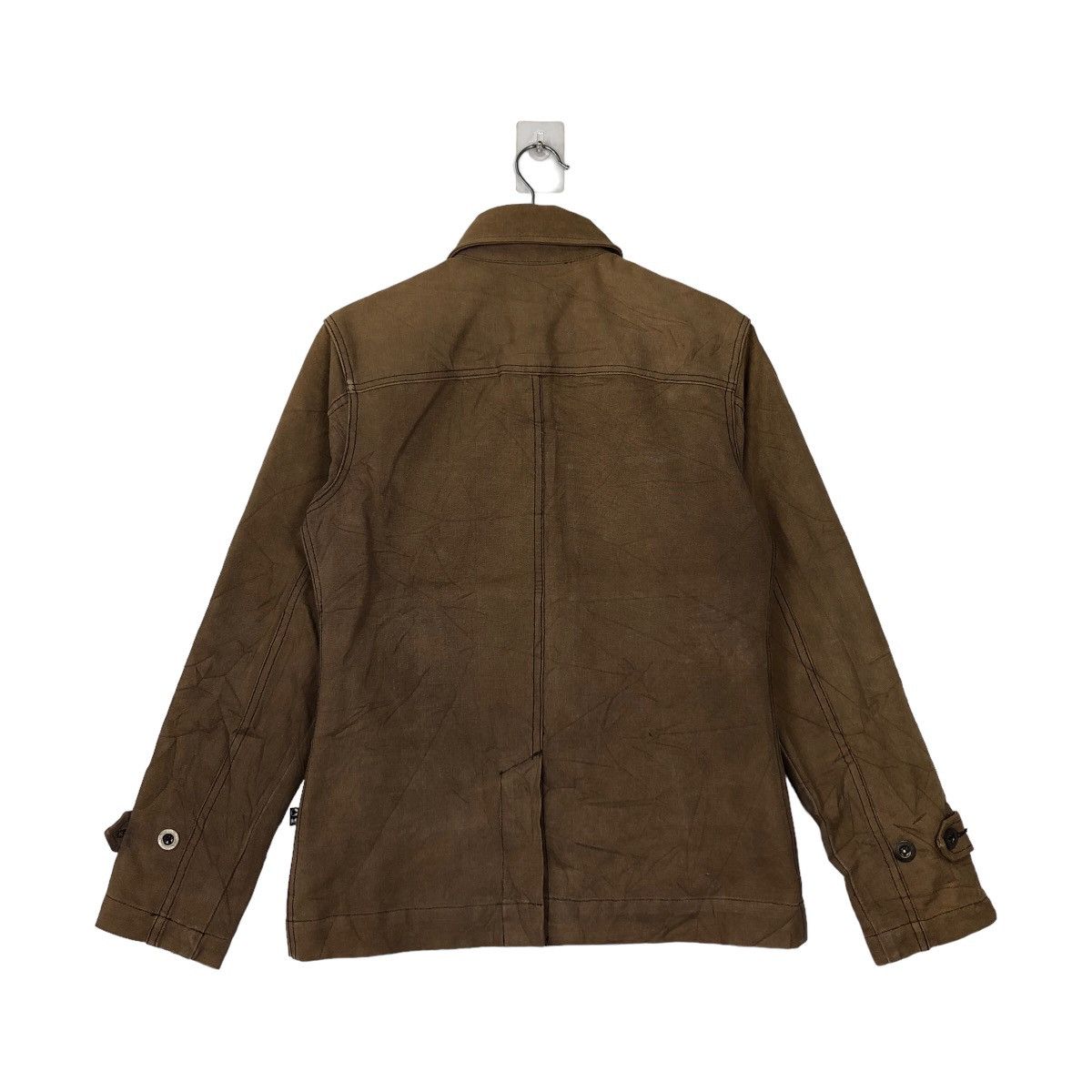 Japanese Brand VINTAGE CROPPED CHORE JCKET MORGAN HOMME JAPAN Size US S / EU 44-46 / 1 - 7 Thumbnail